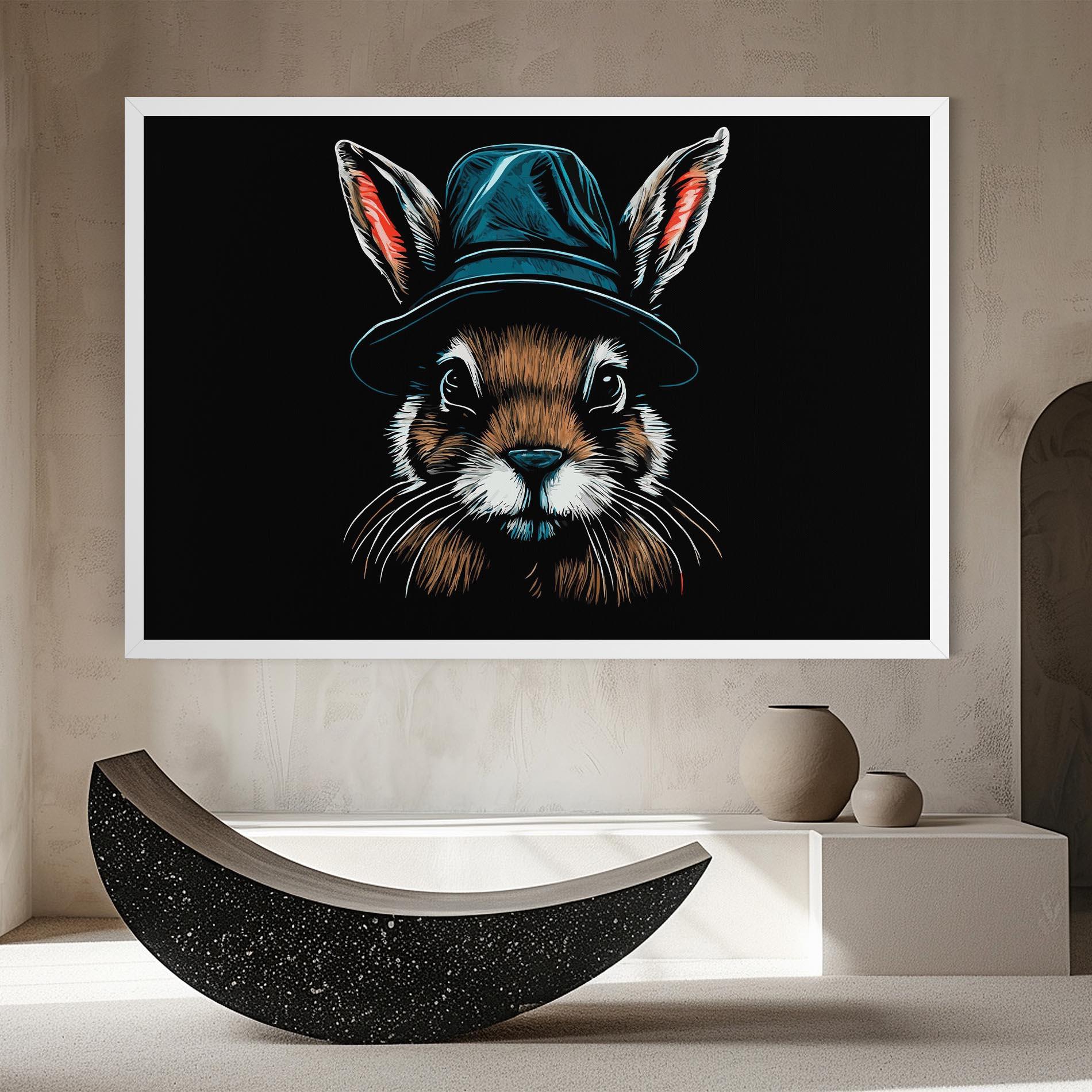 Leinwandbild Hat Bunny mockup 8