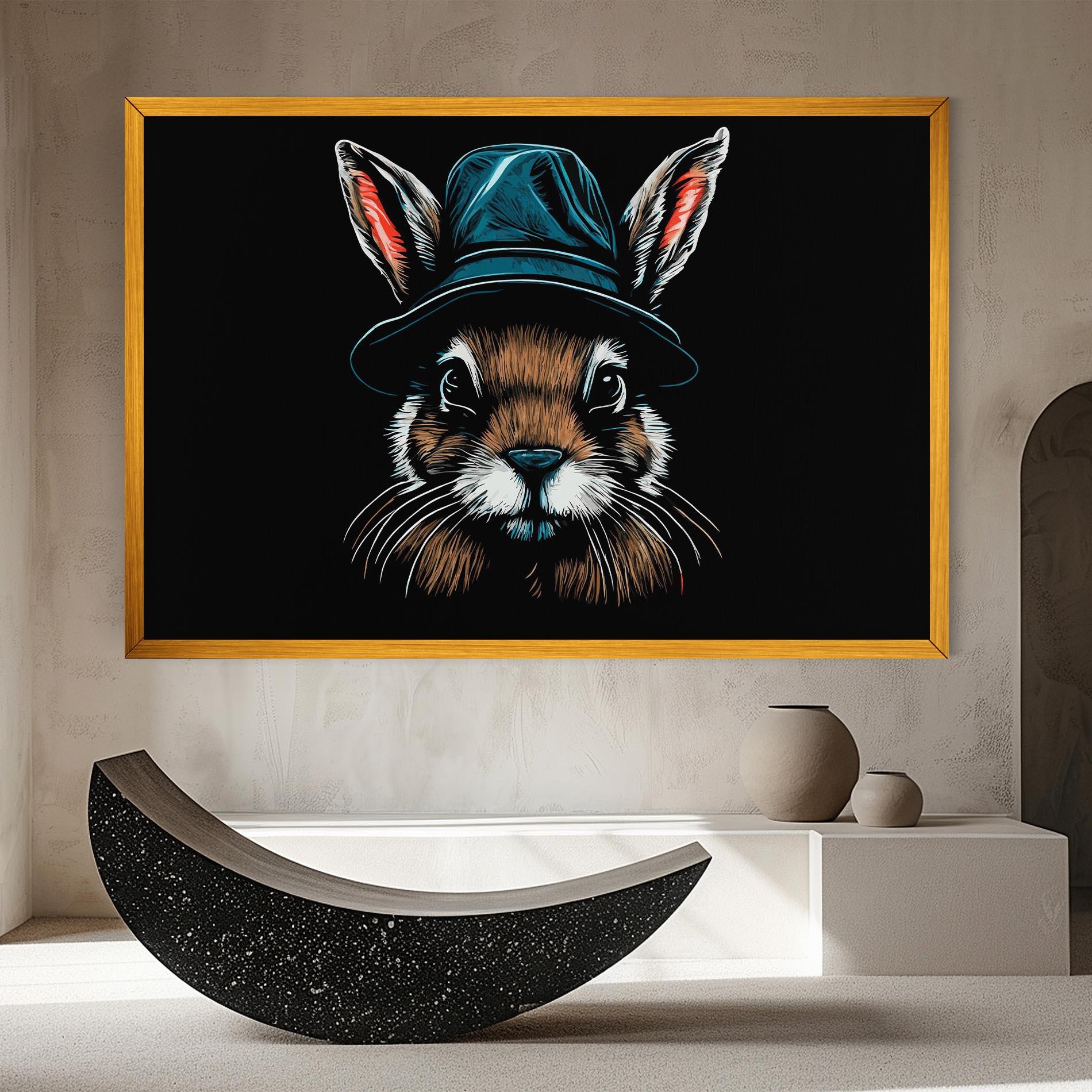 Leinwandbild Hat Bunny mockup 8