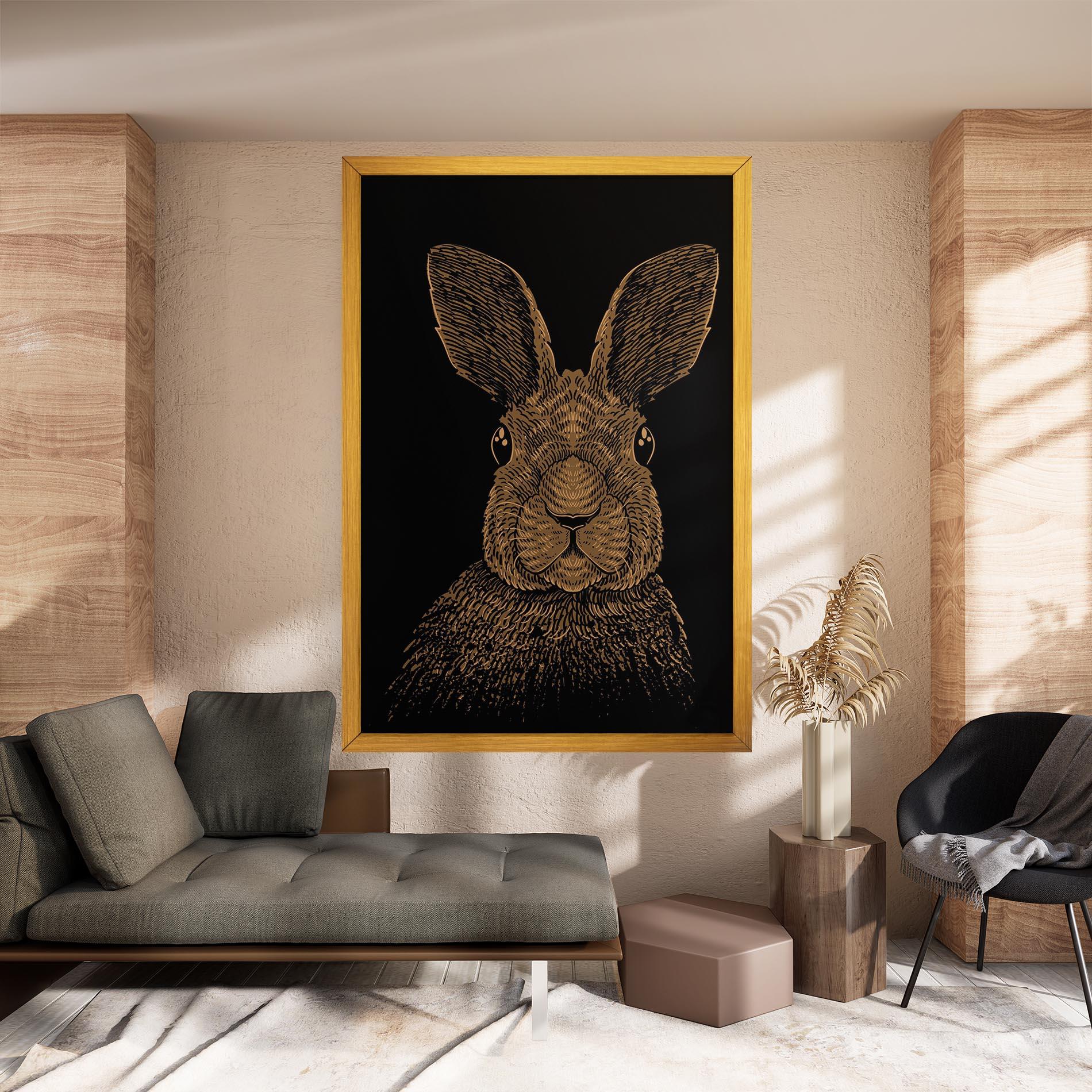 Leinwandbild Brown Bunny mockup 8