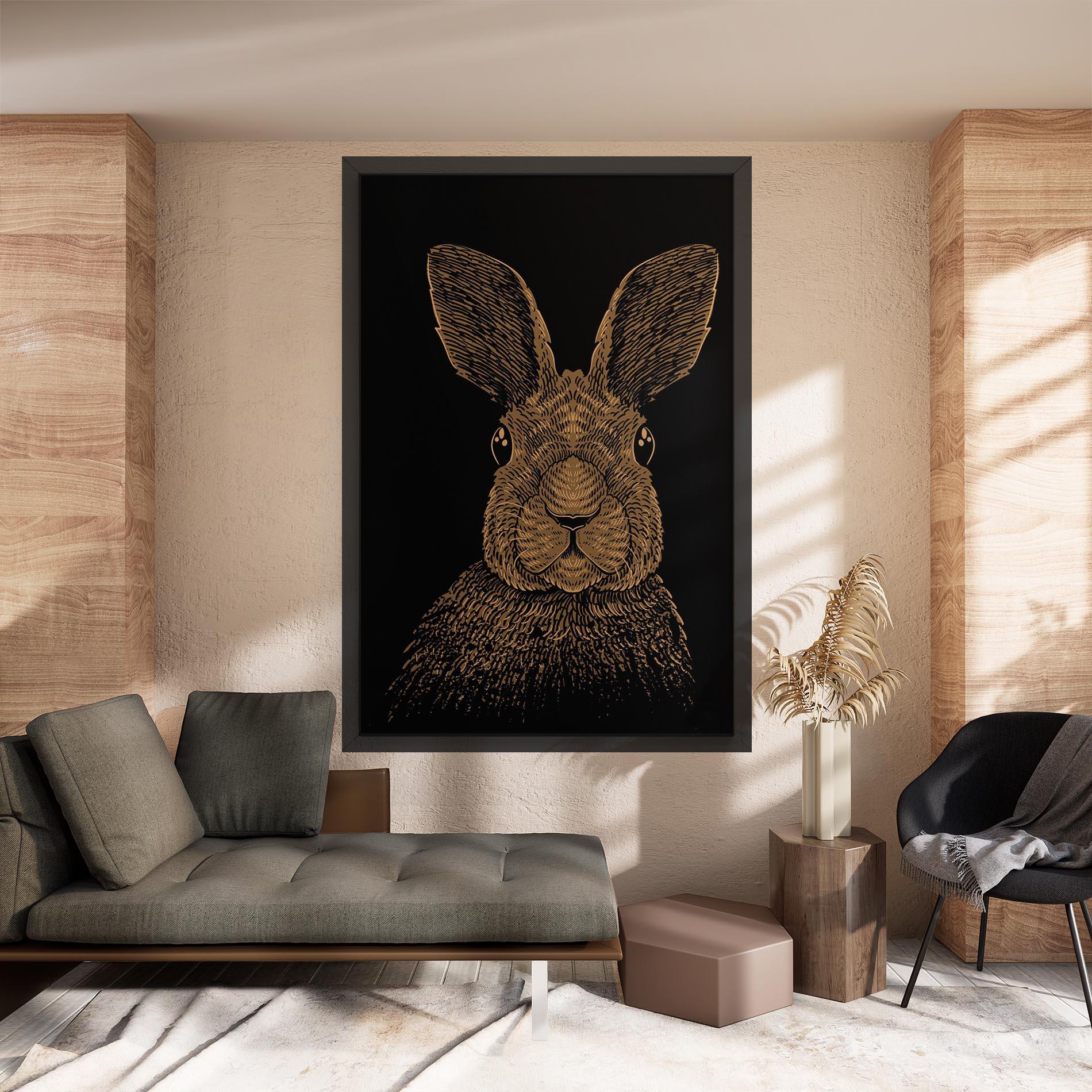 Leinwandbild Brown Bunny mockup 8