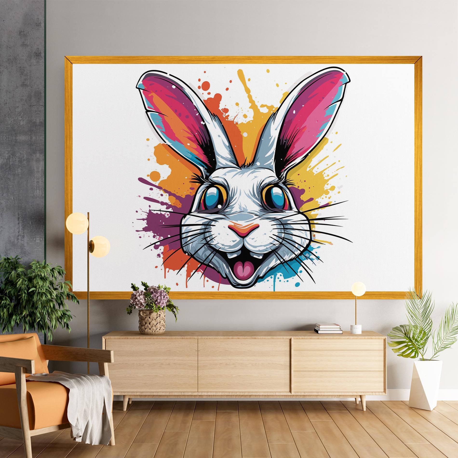 Crazy Bunny mockup 9