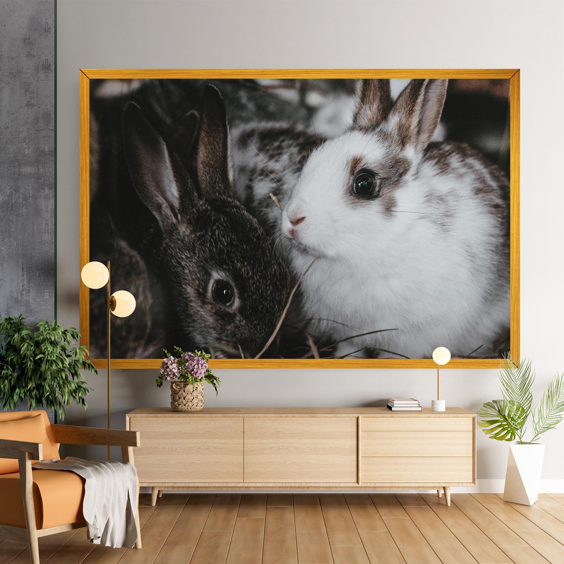 Cute Small Rabbit mockup 9