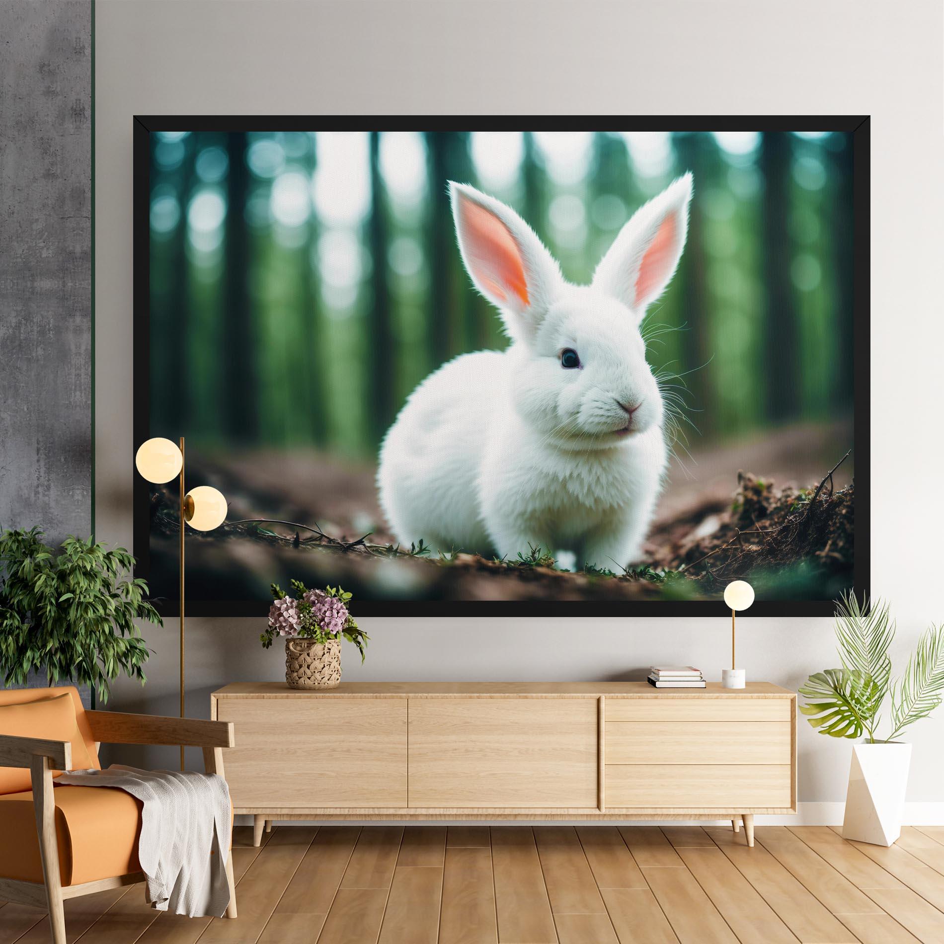 Leinwandbild Forest Bunny mockup 9