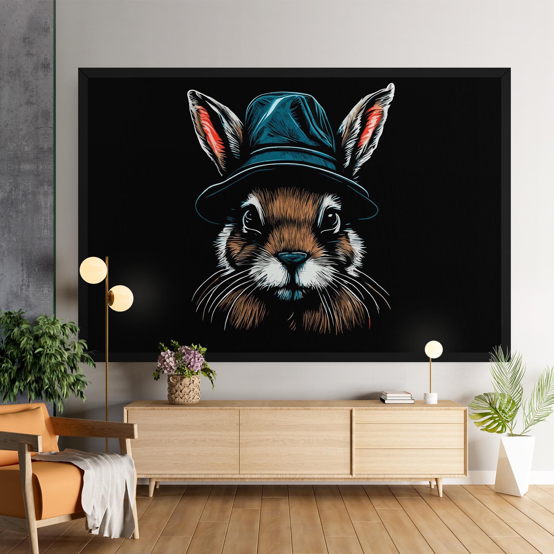 Hat Bunny mockup 9