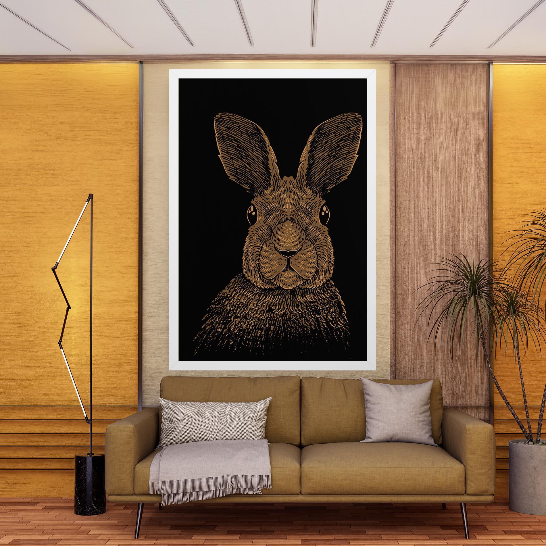 Leinwandbild Brown Bunny mockup 9