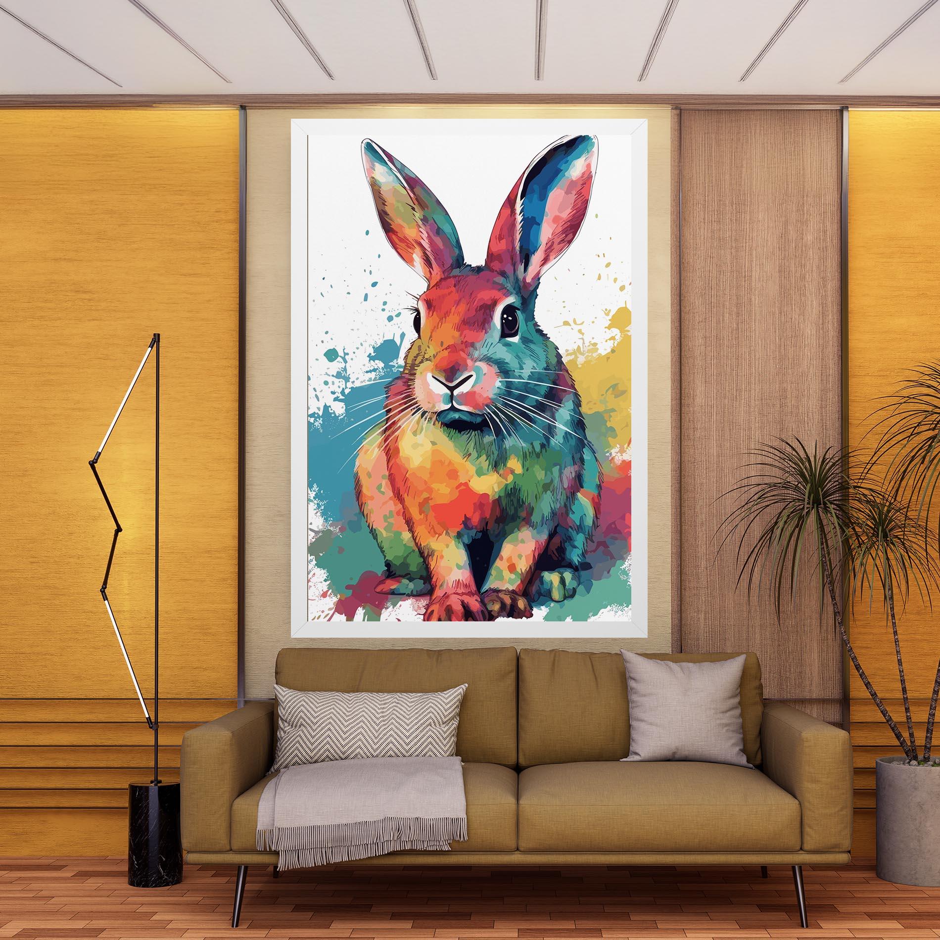 Leinwandbild Brush Rabbit mockup 9