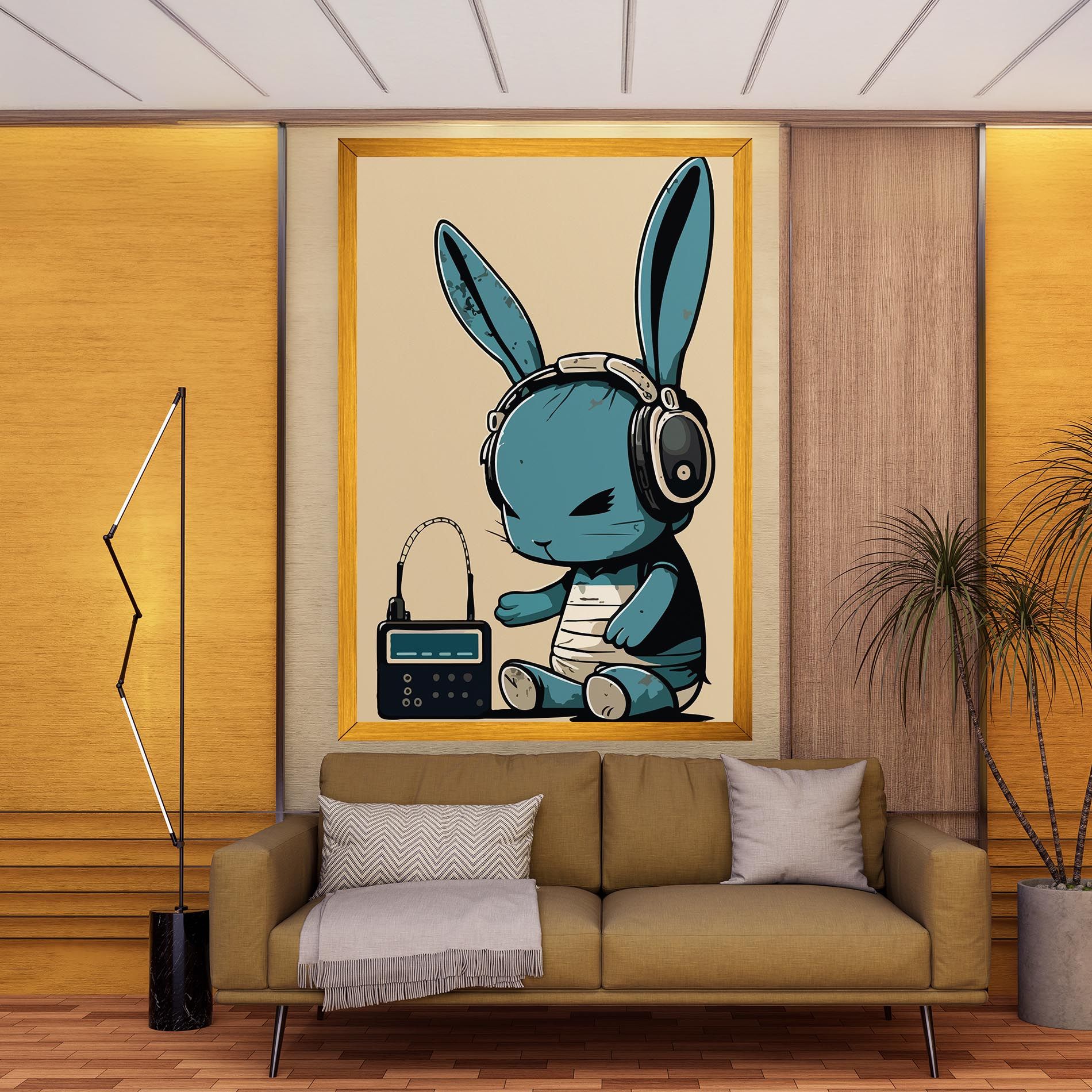 Blue Baby Bunny mockup 9