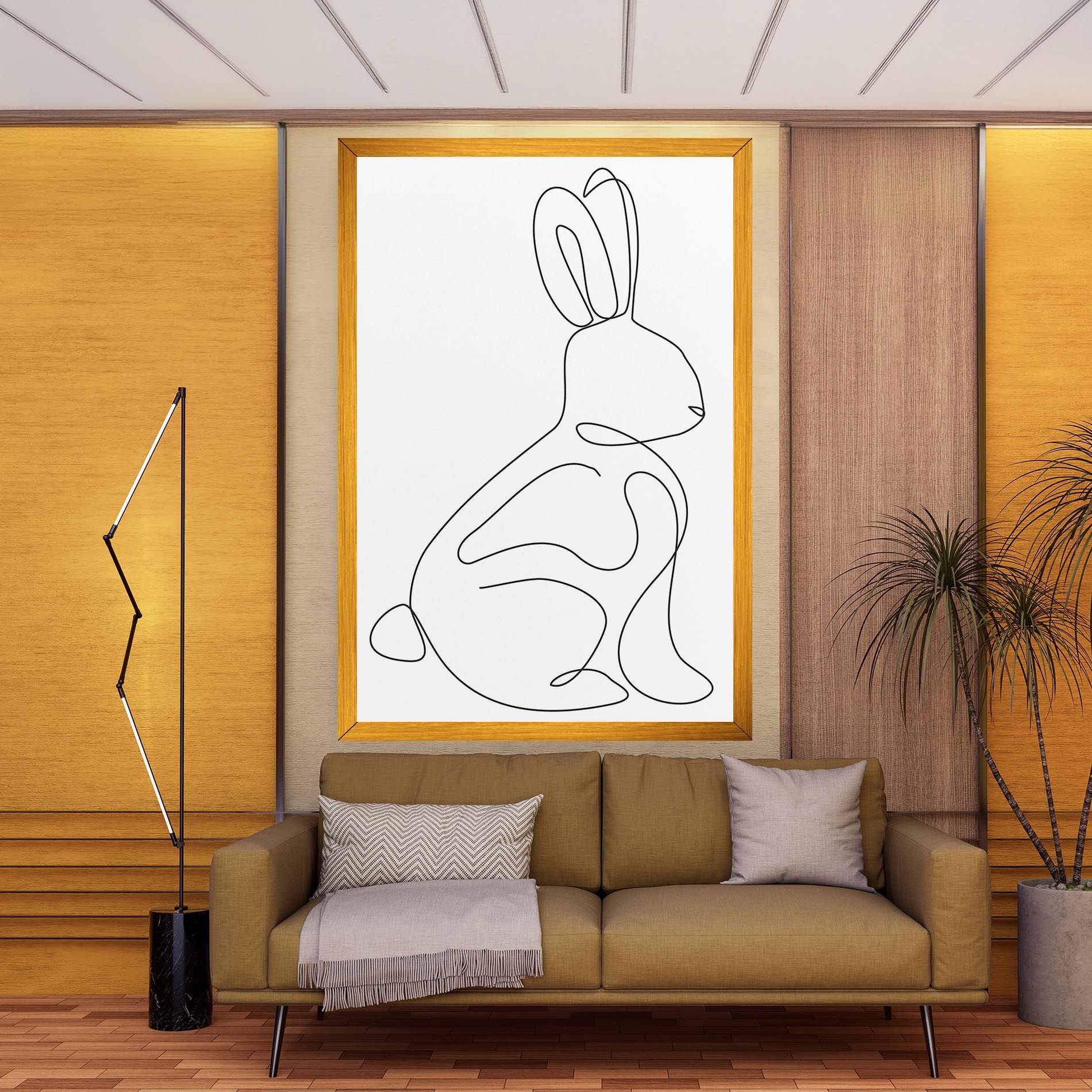 Cute Rabbit mockup 9