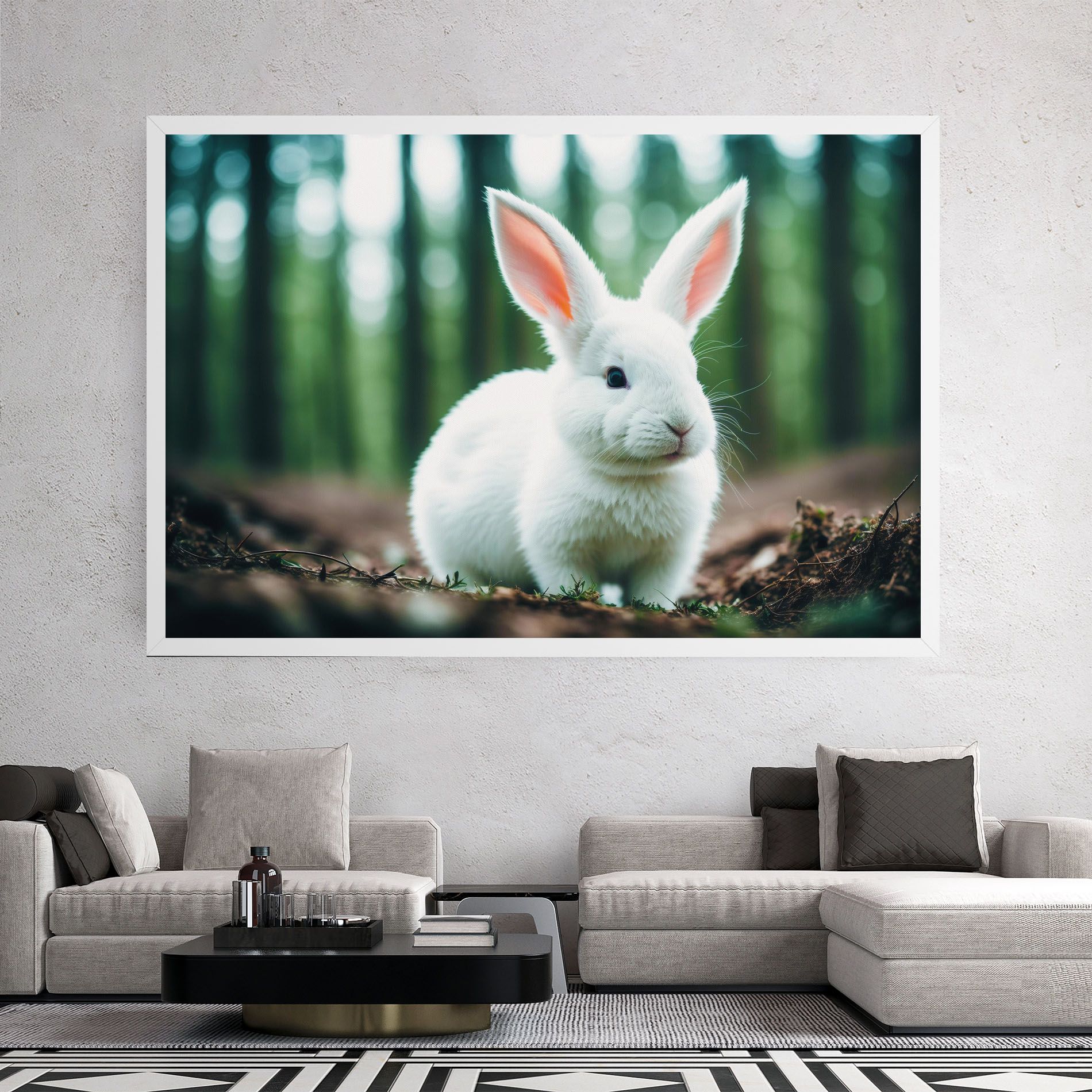Forest Bunny mockup 2