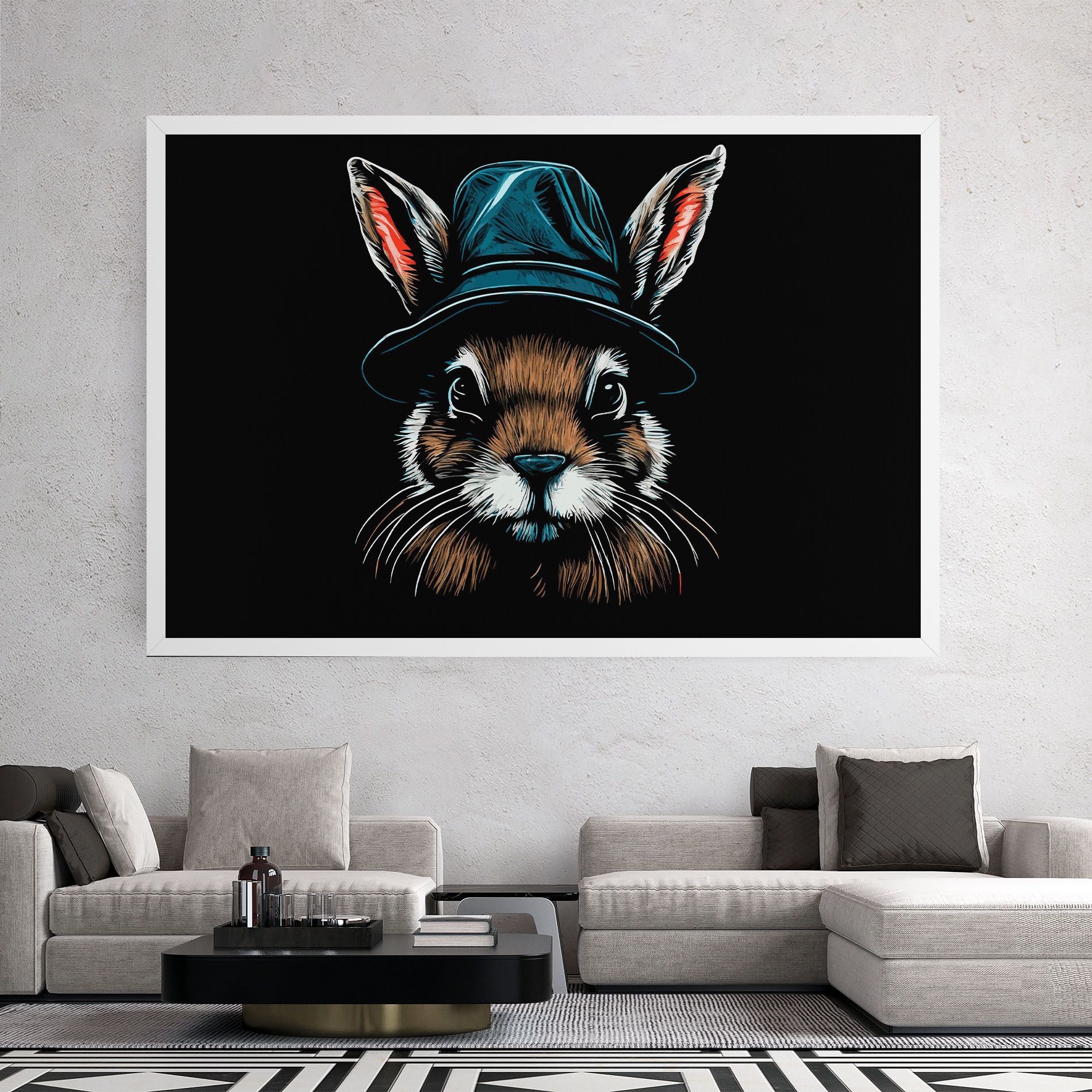 Hat Bunny mockup 2
