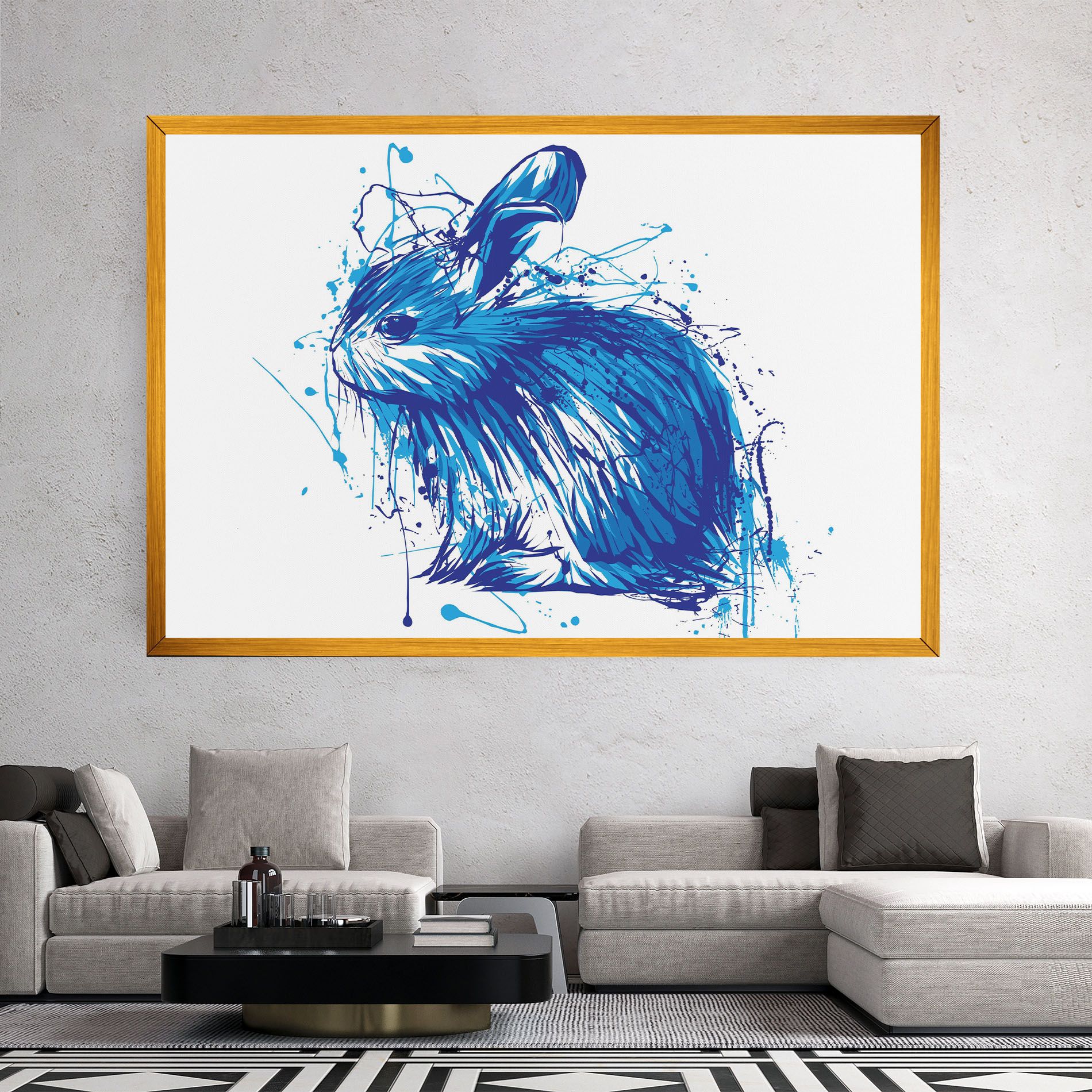 Blue Bunny mockup 2