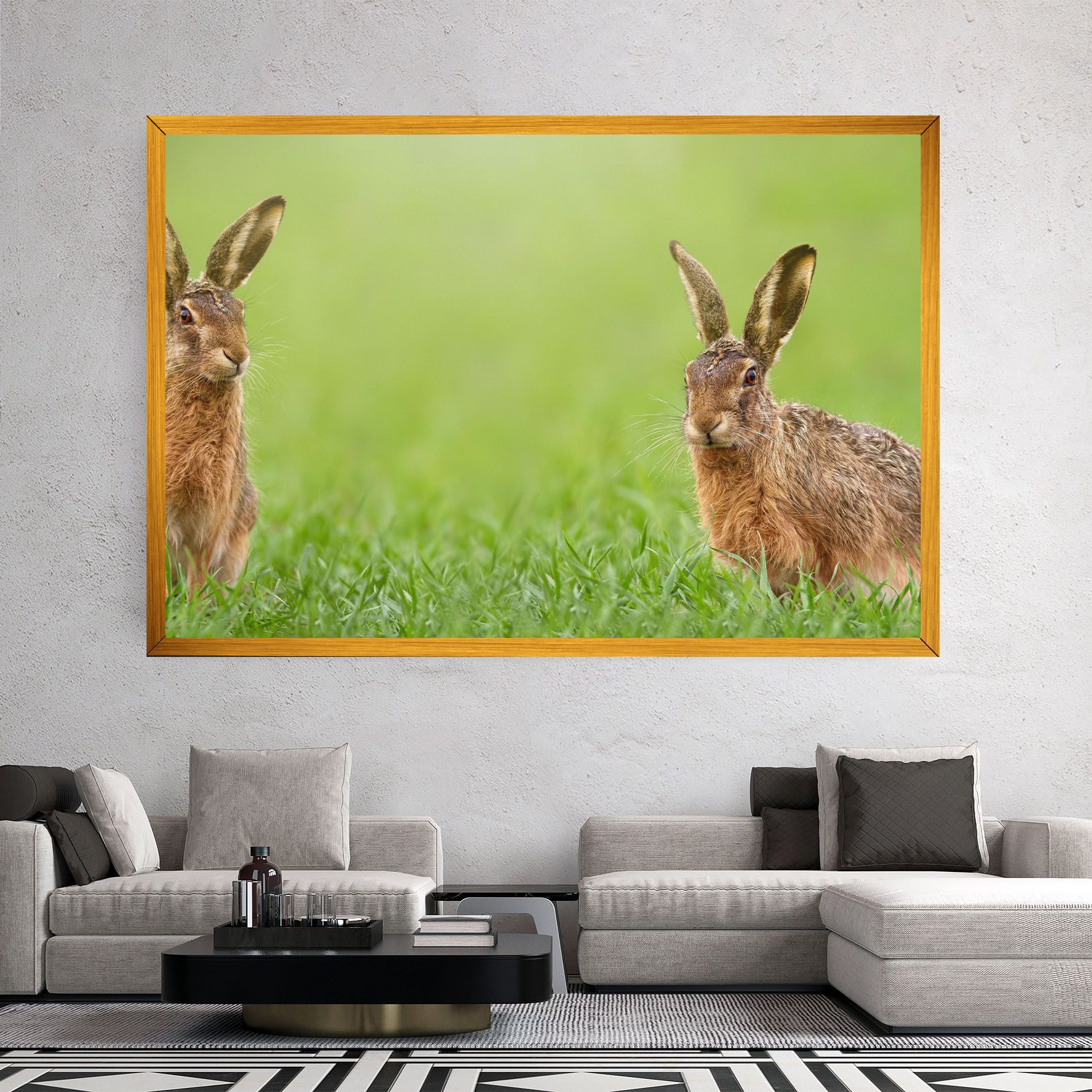 Brown Hares mockup 2