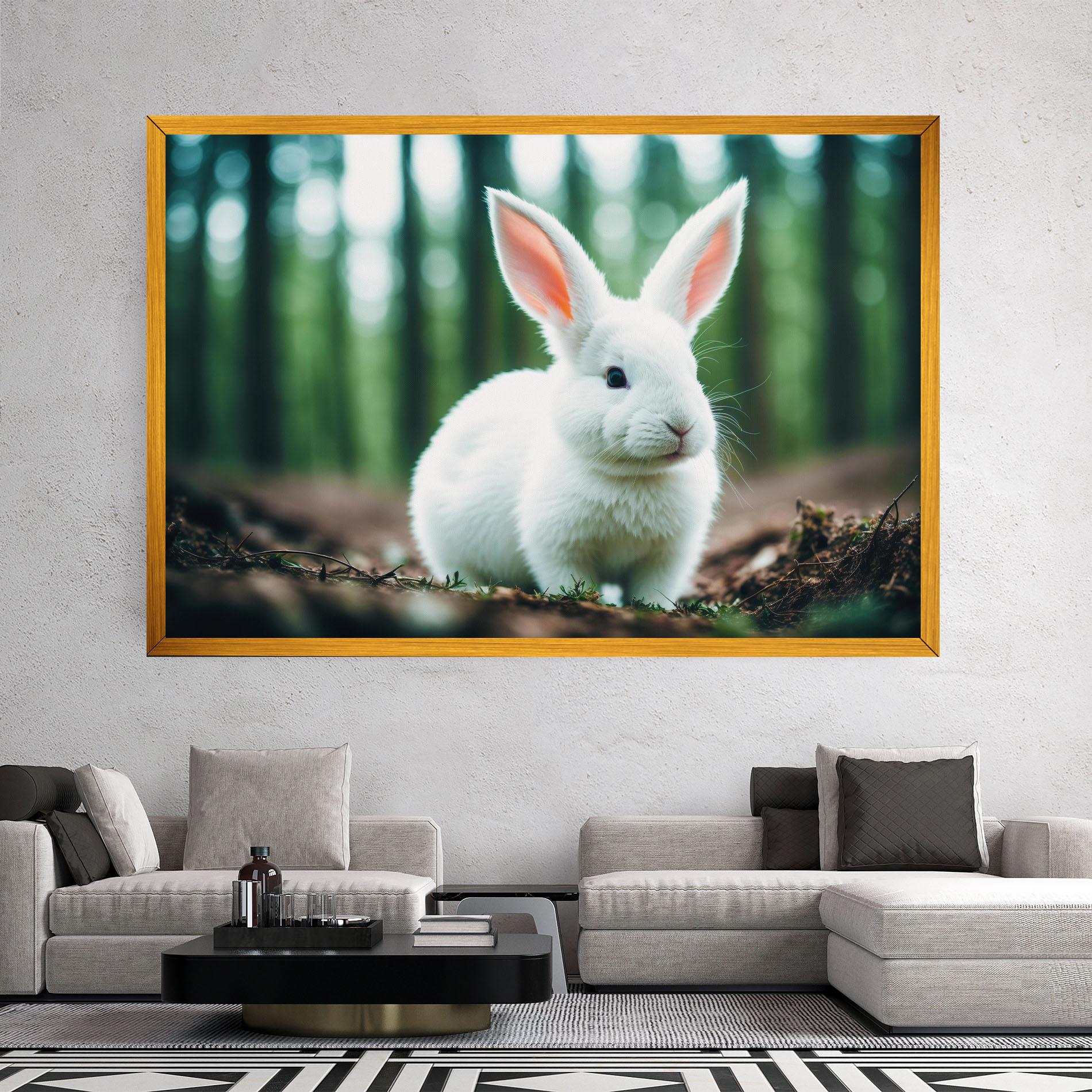 Leinwandbild Forest Bunny mockup 2