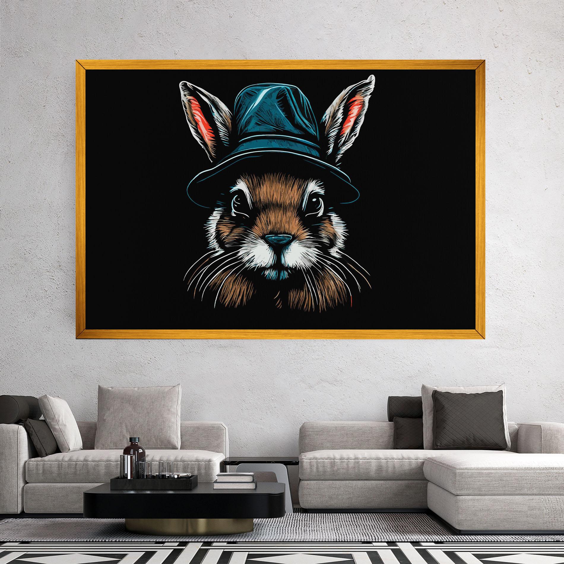 Leinwandbild Hat Bunny mockup 2