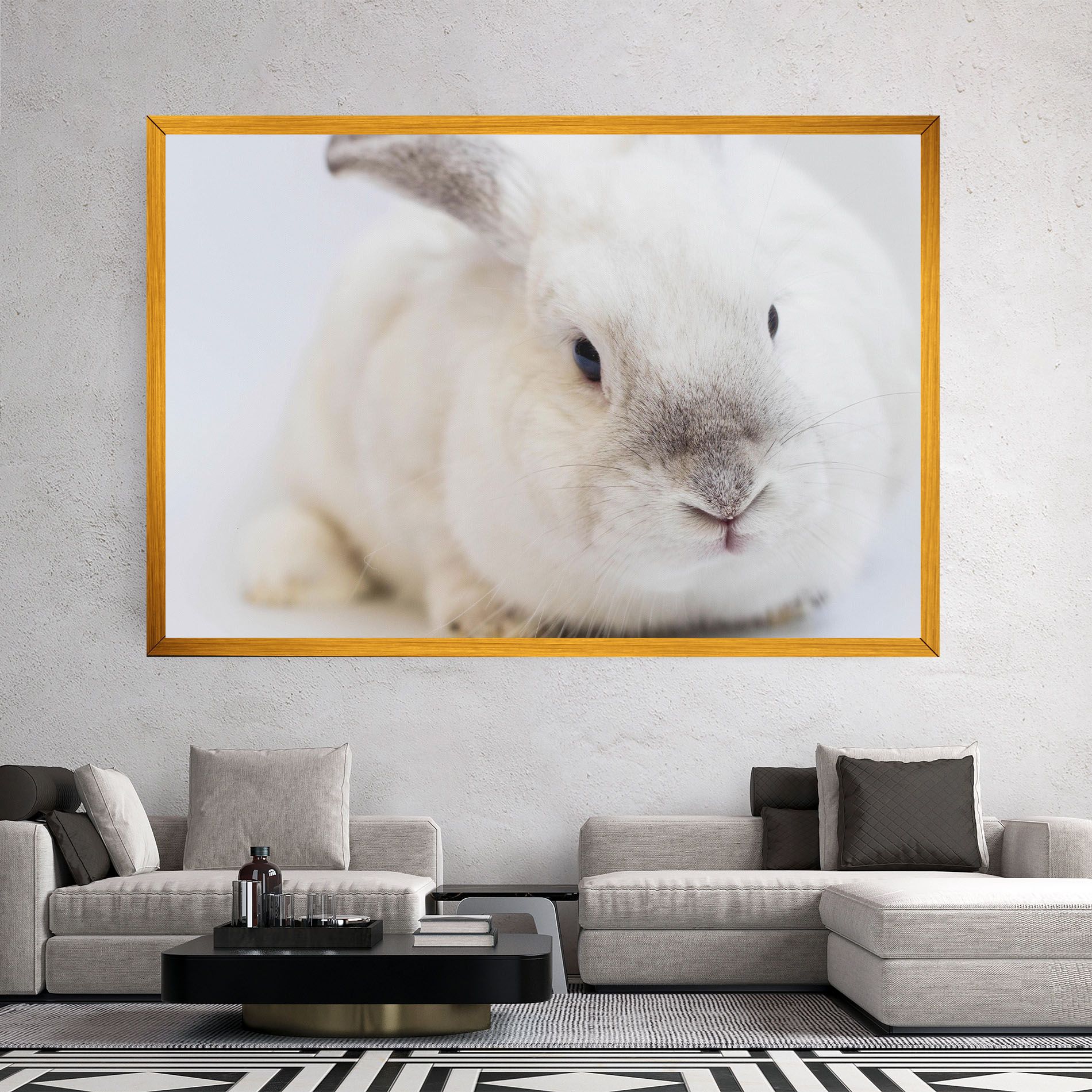Light Grey Bunny mockup 2
