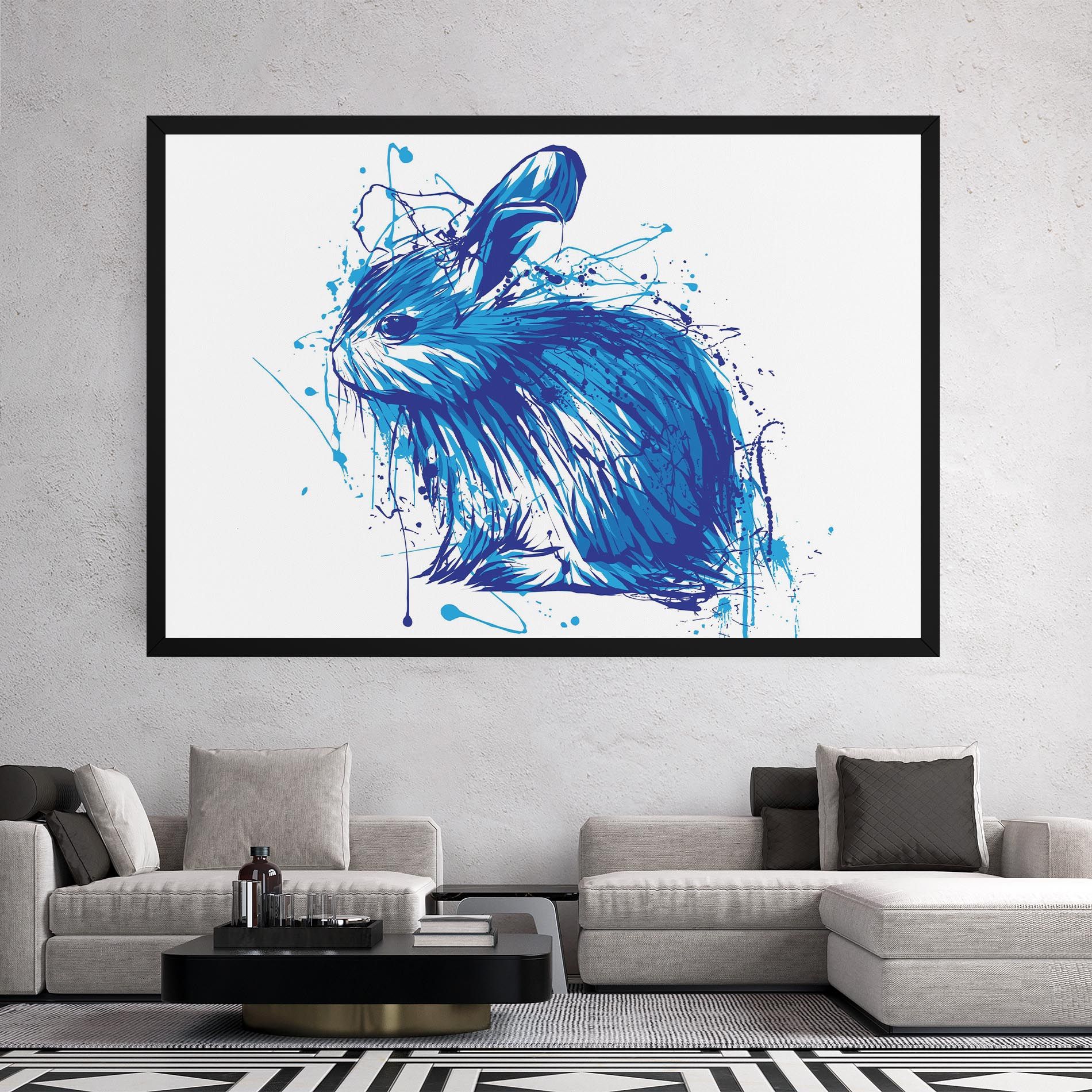 Blue Bunny mockup 2