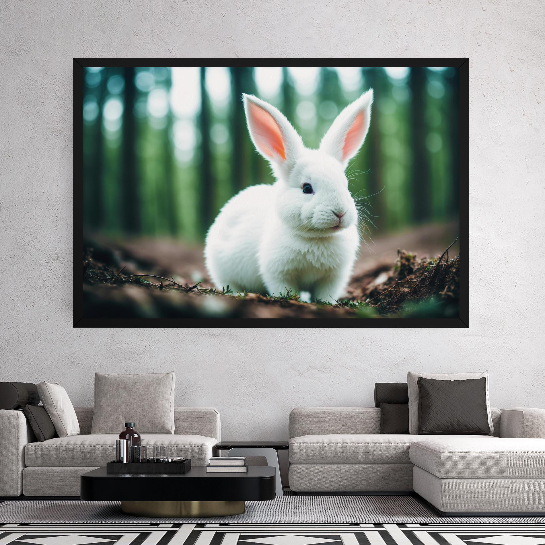 Leinwandbild Forest Bunny mockup 2