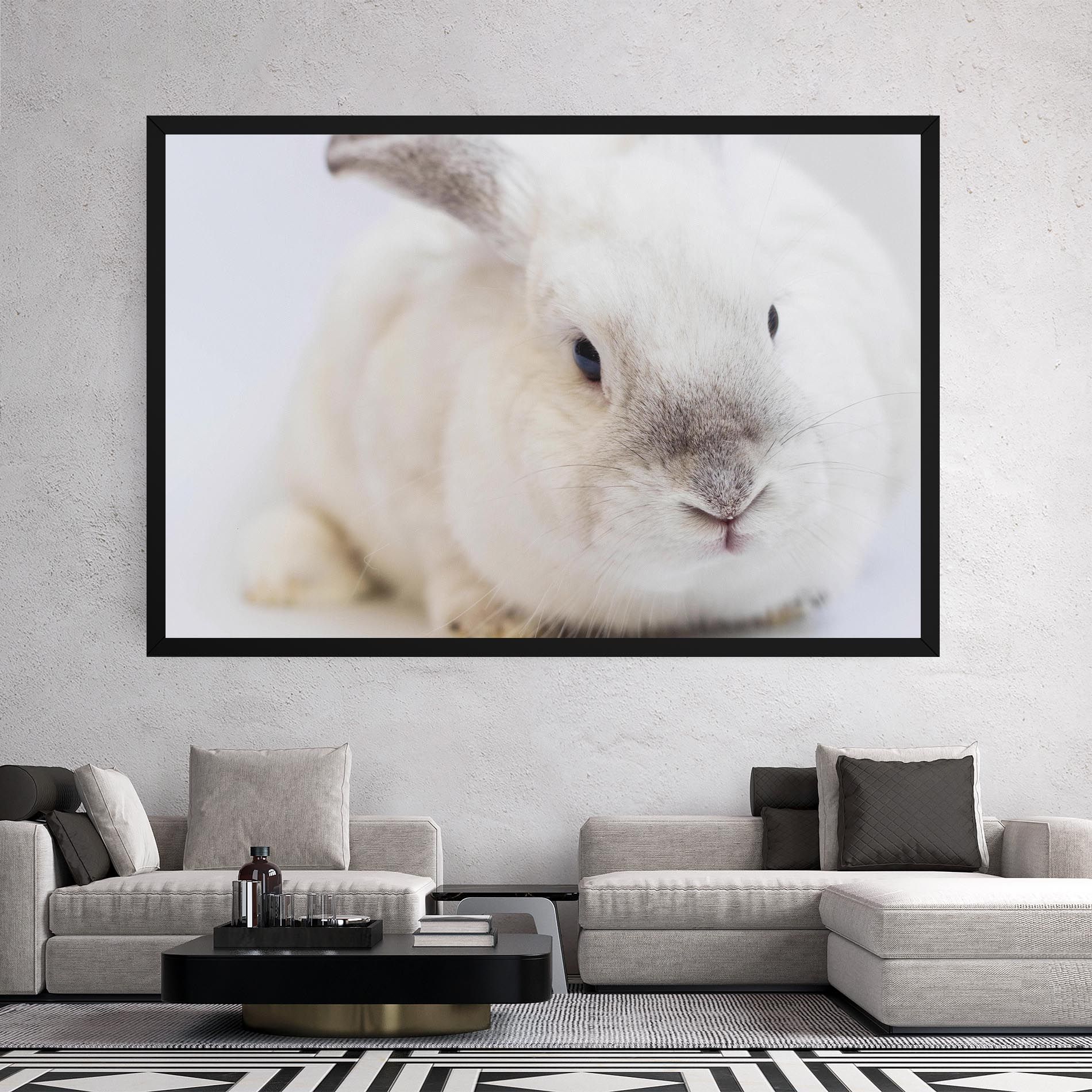 Light Grey Bunny mockup 2