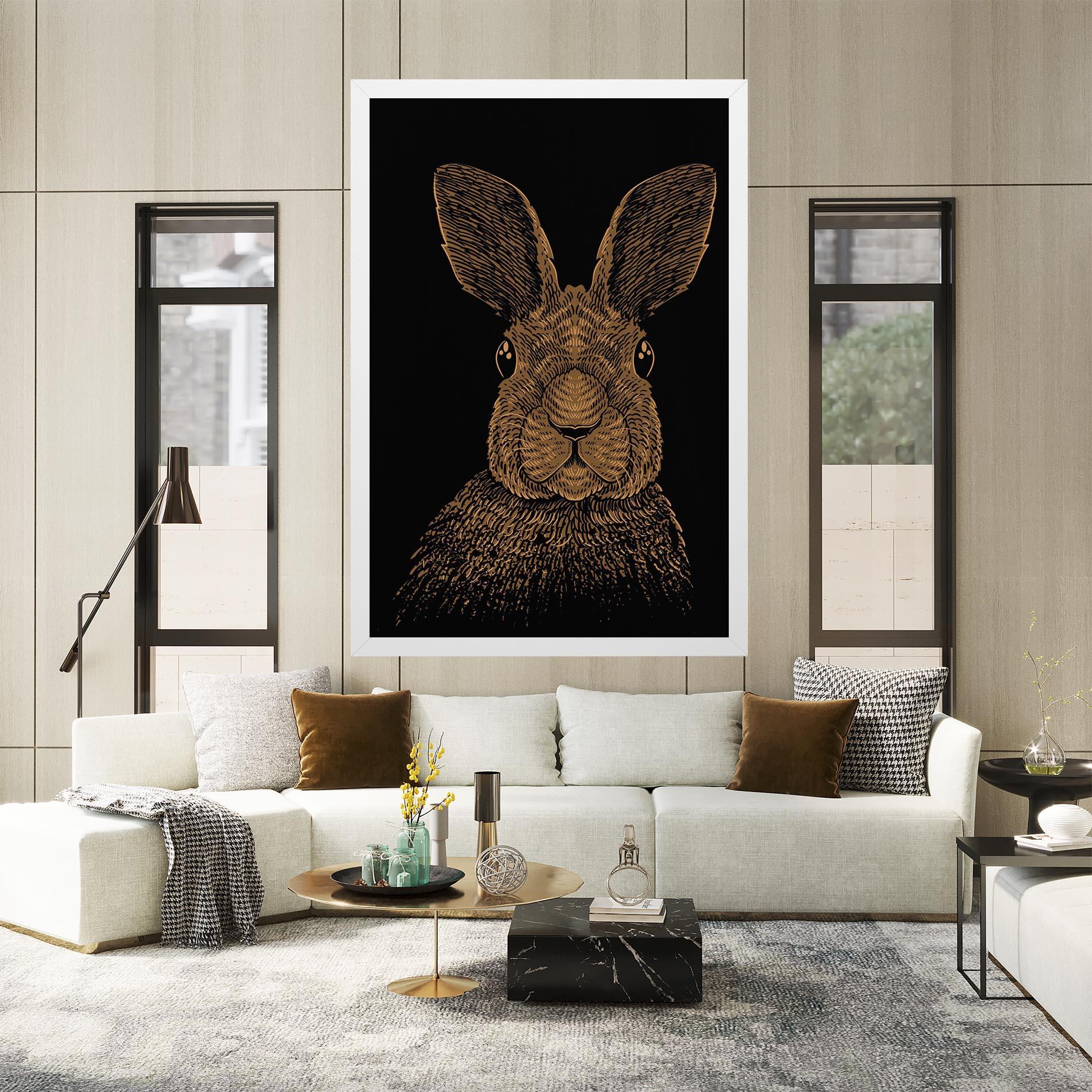 Leinwandbild Brown Bunny mockup 2