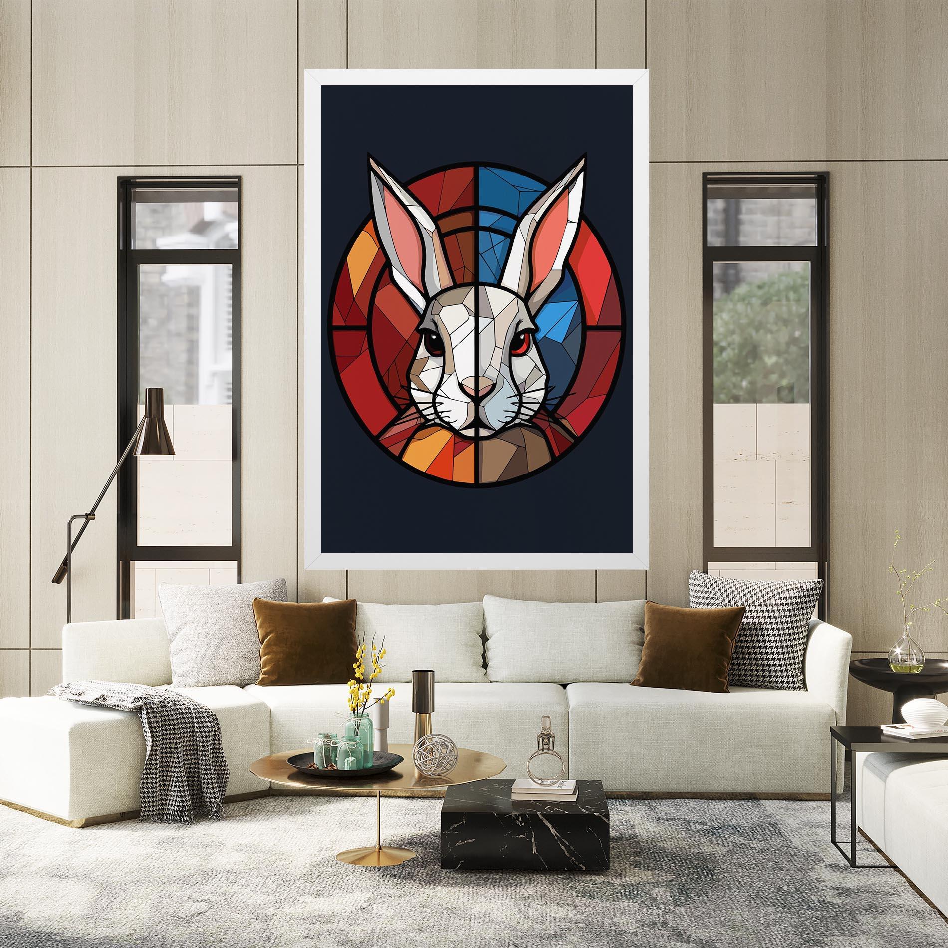 Leinwandbild Bunny mockup 2