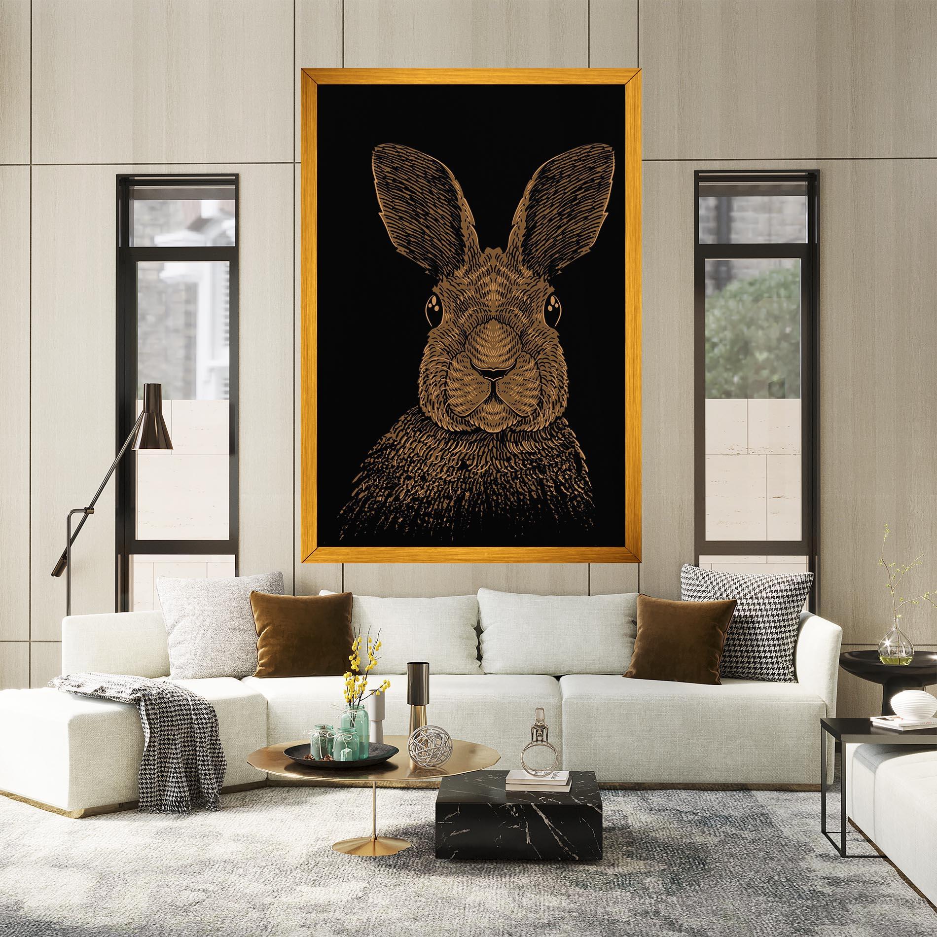 Leinwandbild Brown Bunny mockup 2