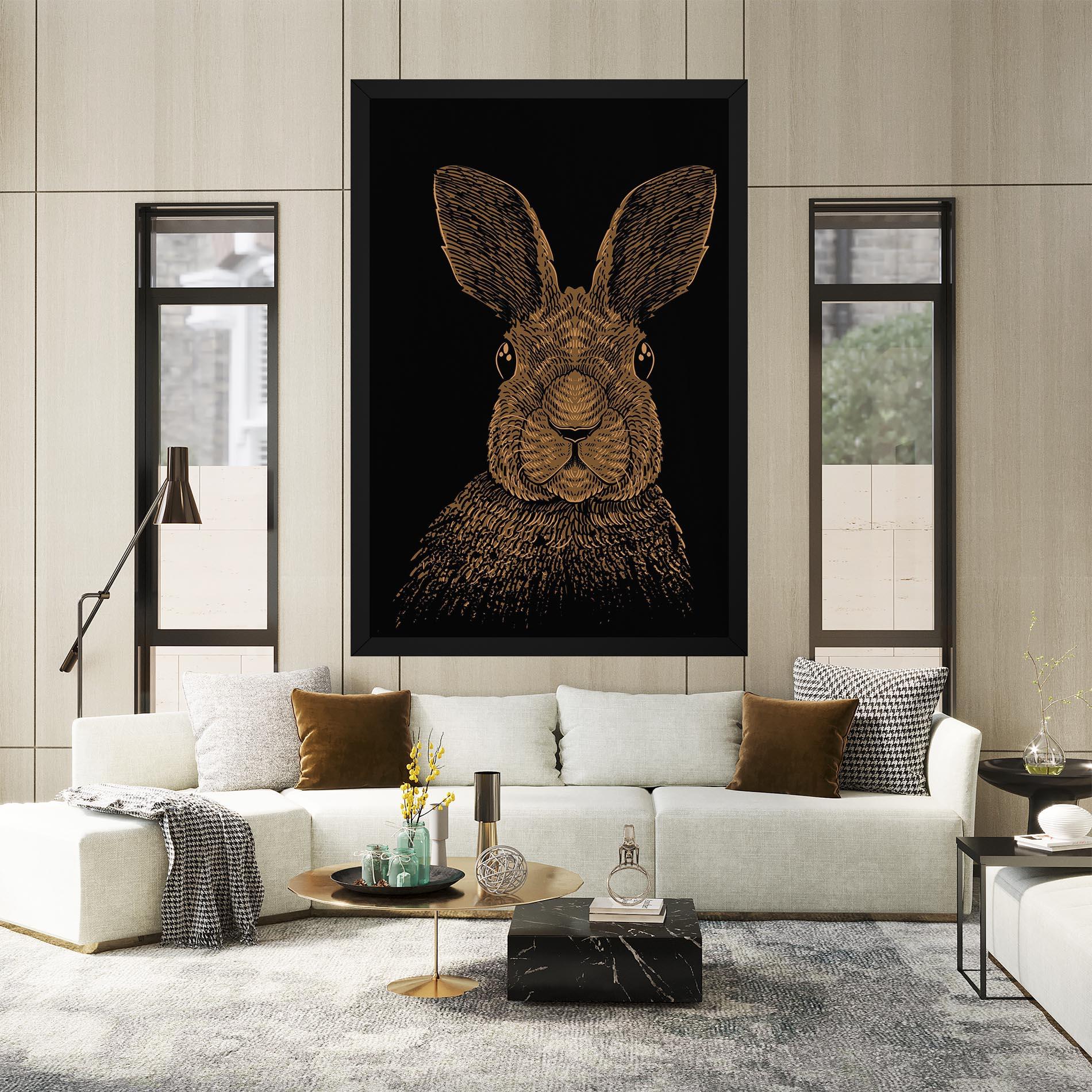 Leinwandbild Brown Bunny mockup 2