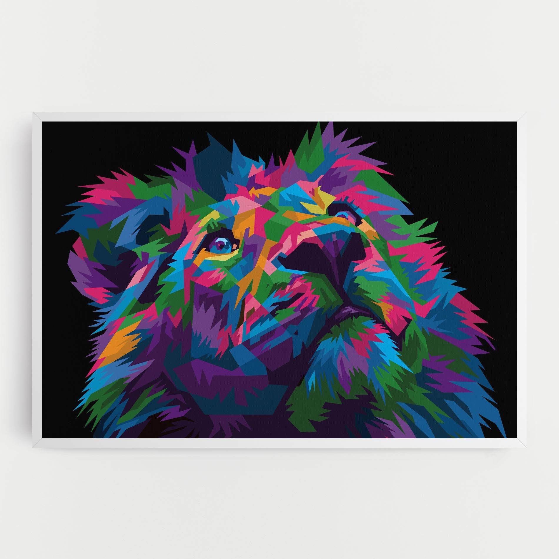 Cute Color Lion mockup 0
