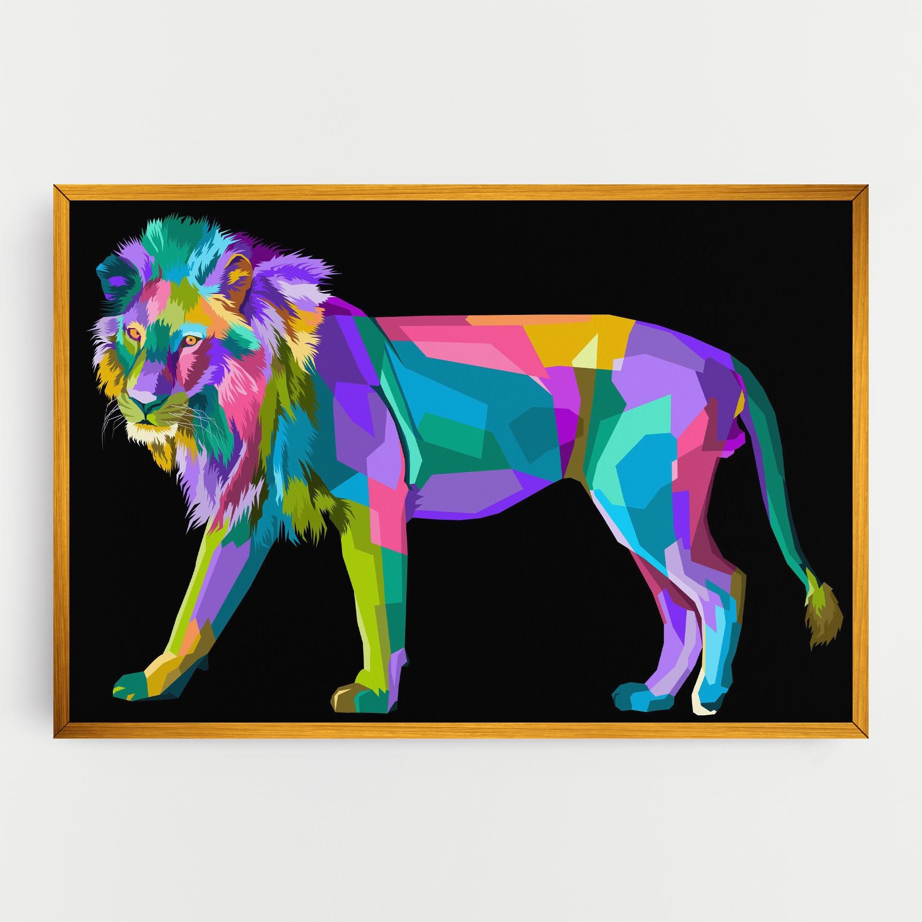 Lion Walking mockup 0