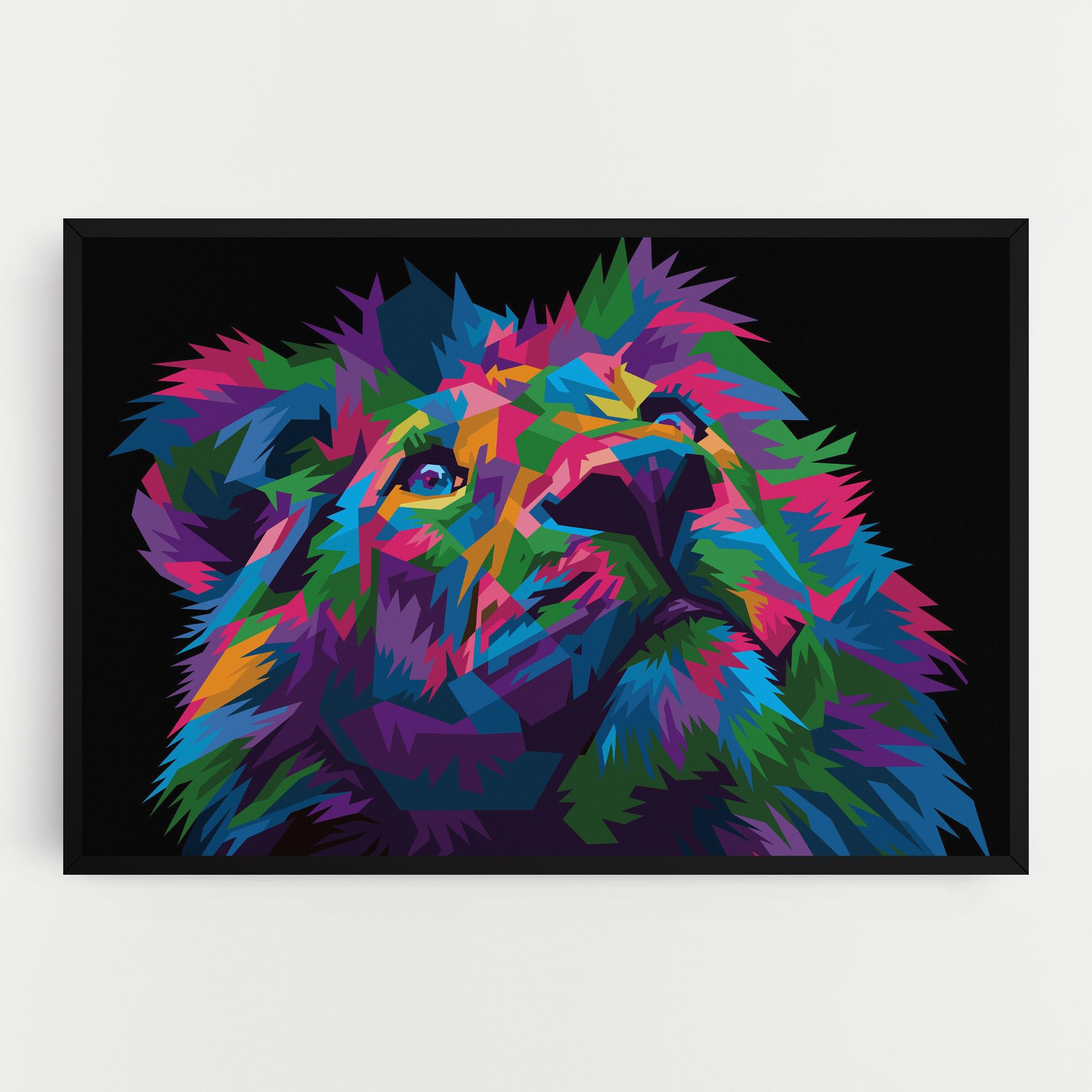 Cute Color Lion mockup 0