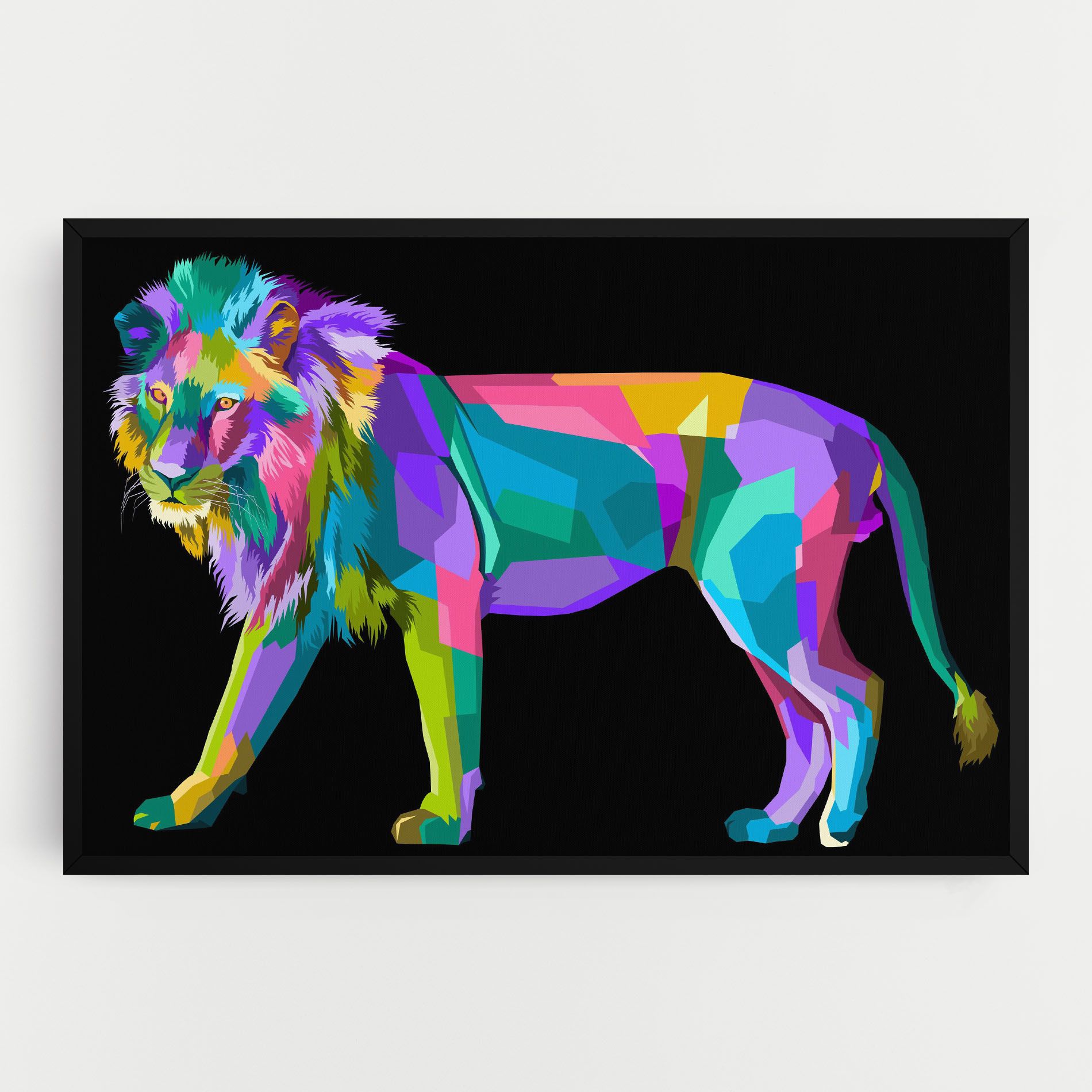 Lion Walking mockup 0