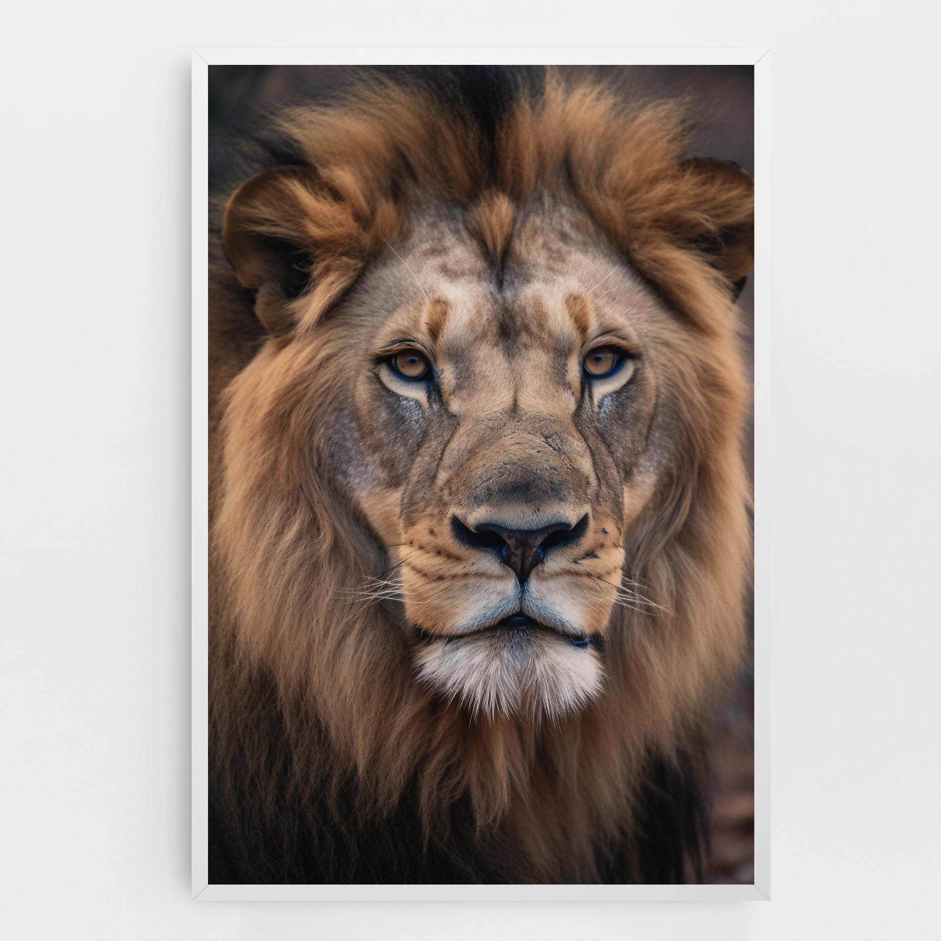Leinwandbild Wild Lion View mockup 0