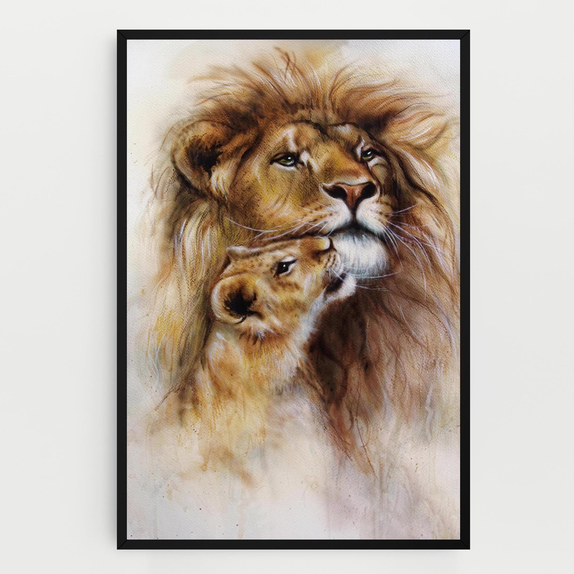 Lion Love mockup 0