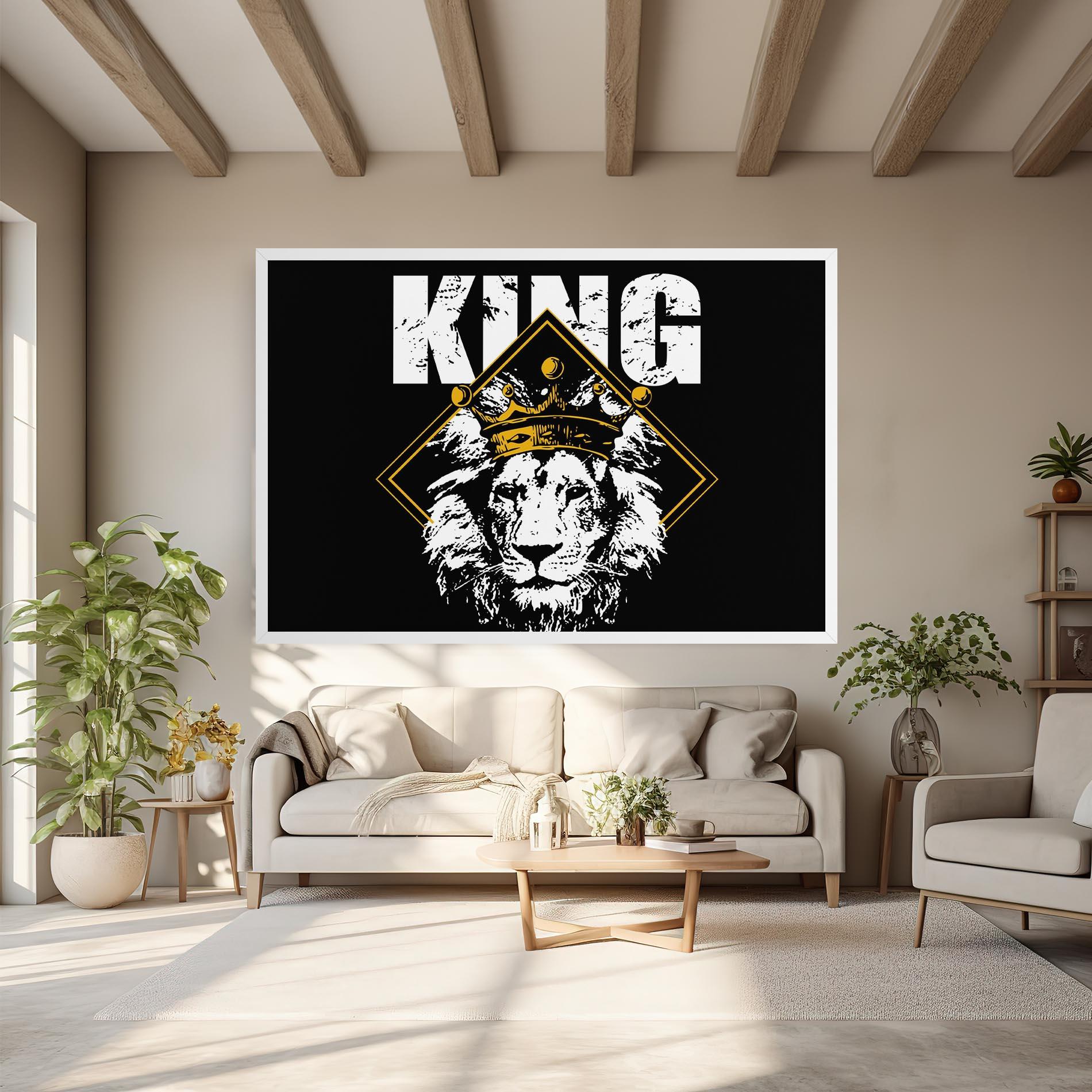 Leinwandbild Jungle King mockup 6
