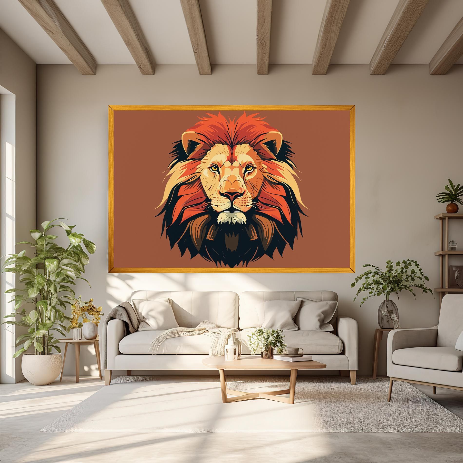 African Lion mockup 6