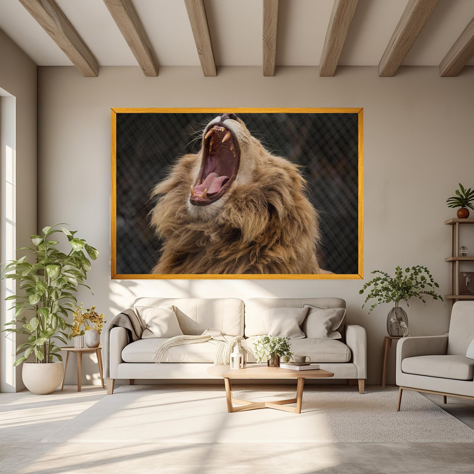 Angry Lion mockup 6