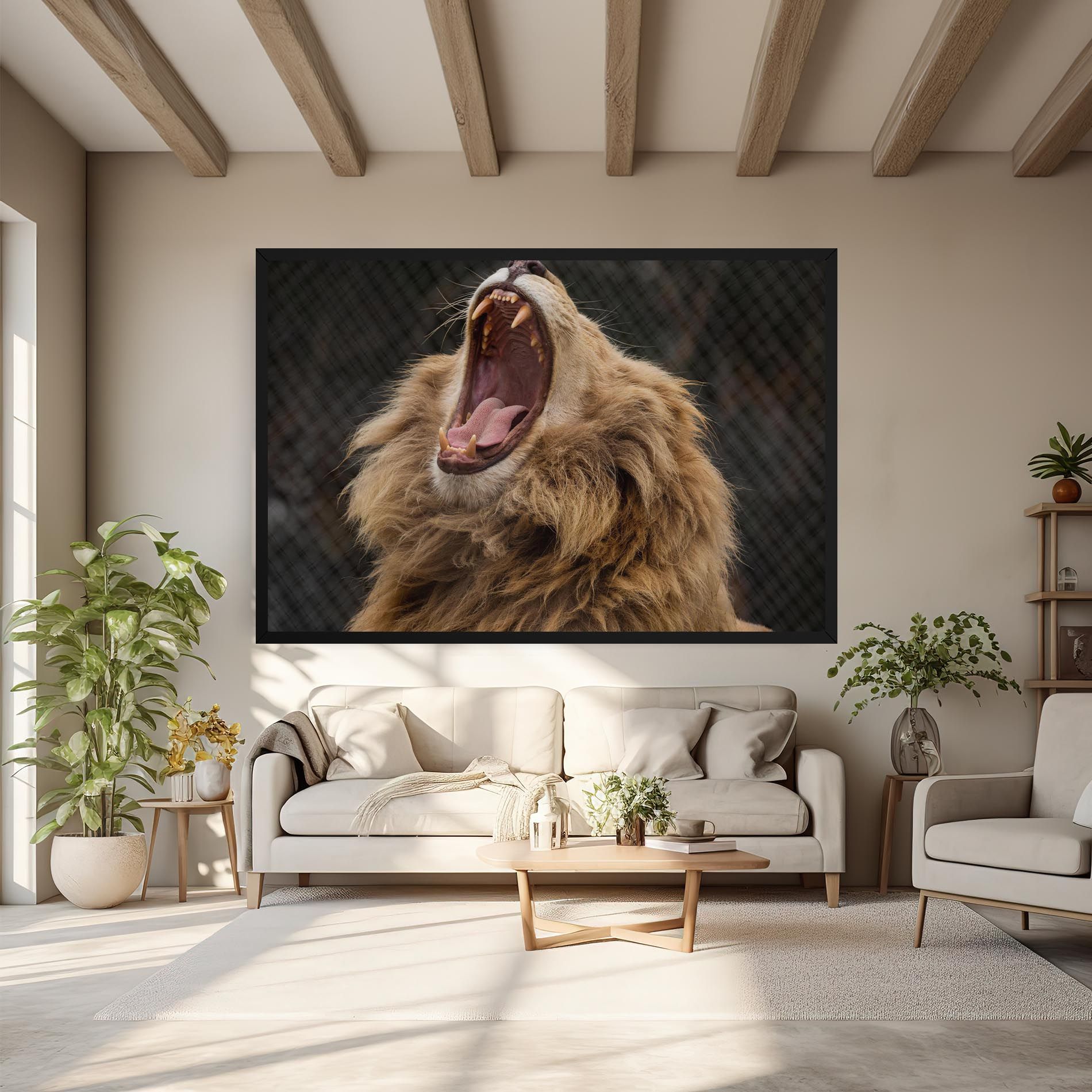 Angry Lion mockup 6