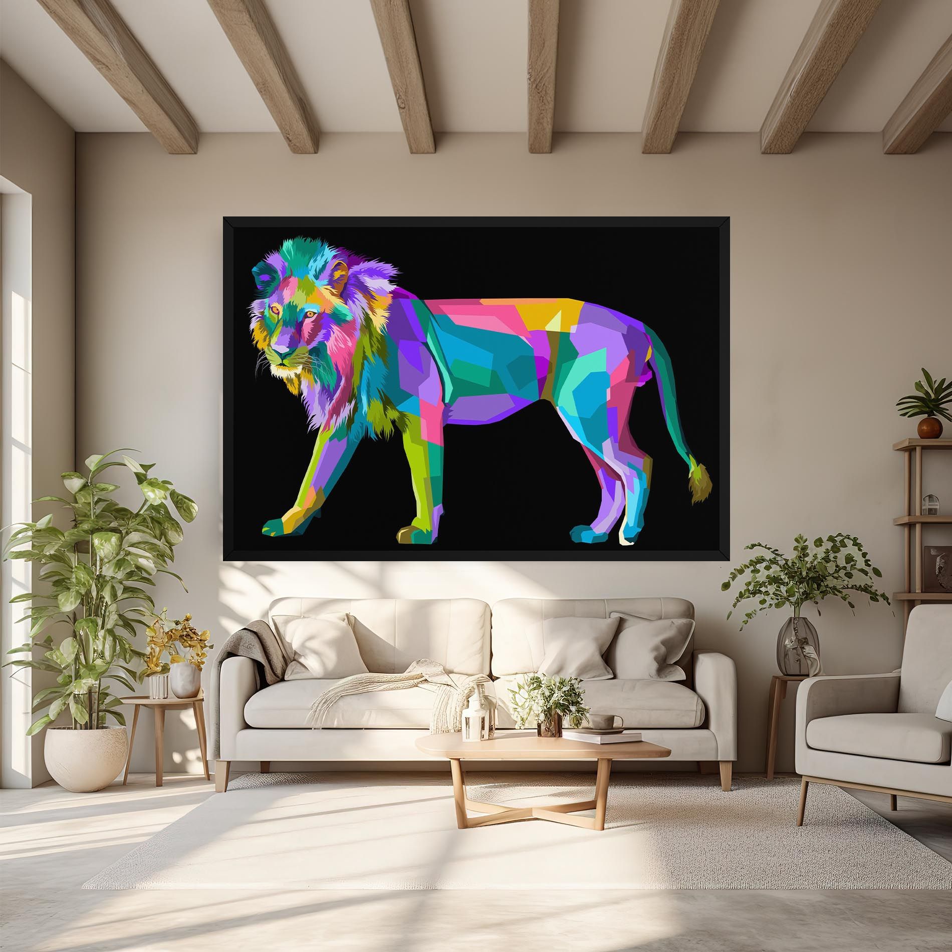 Lion Walking mockup 6