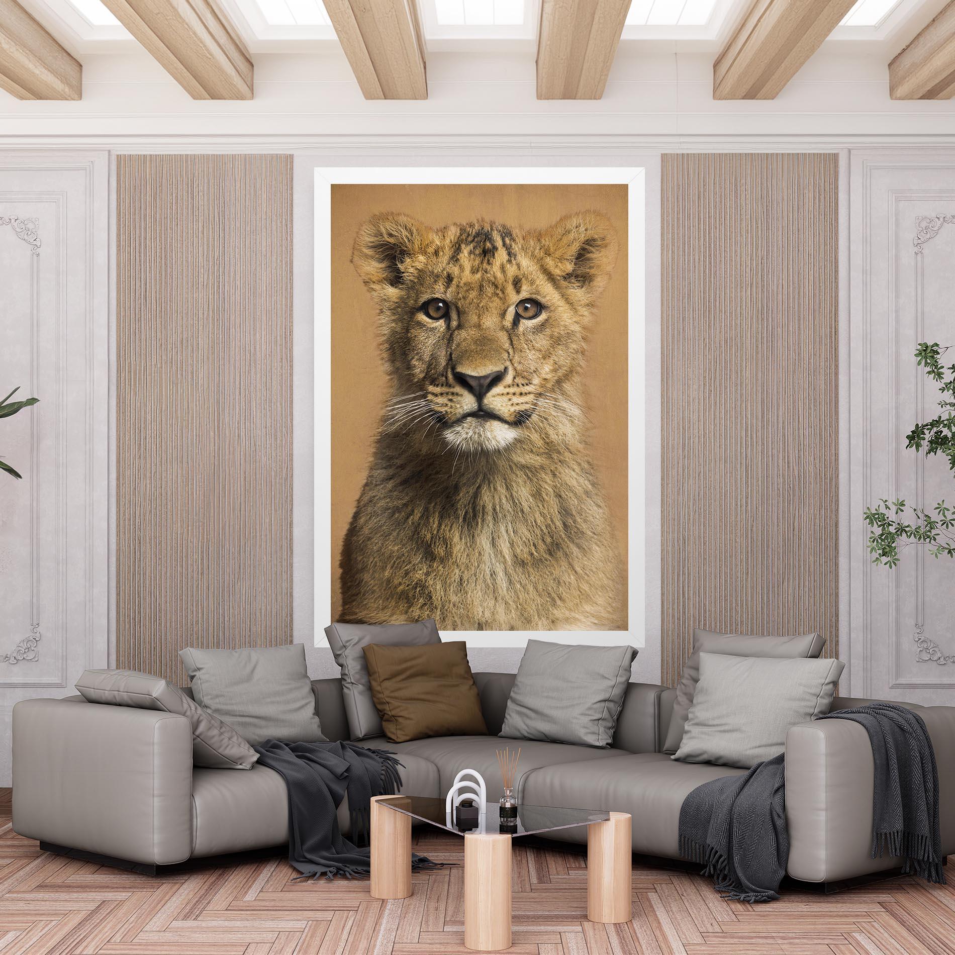 Leinwandbild Baby Lion mockup 6
