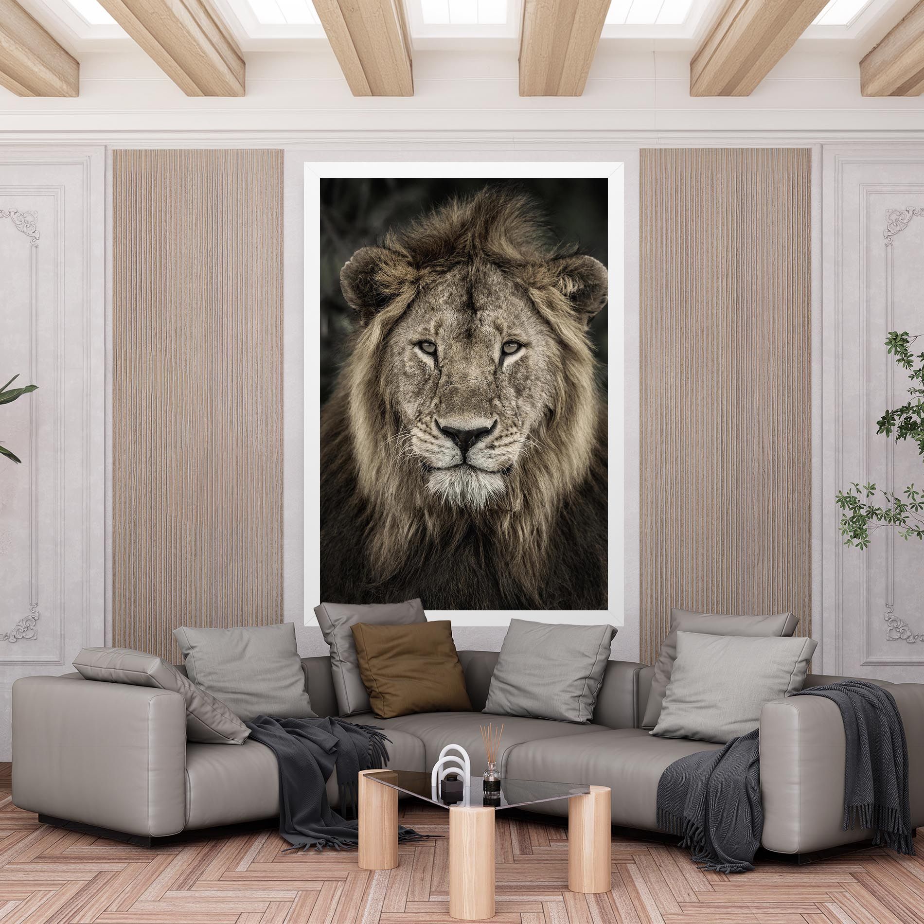 Lion Close Up mockup 6