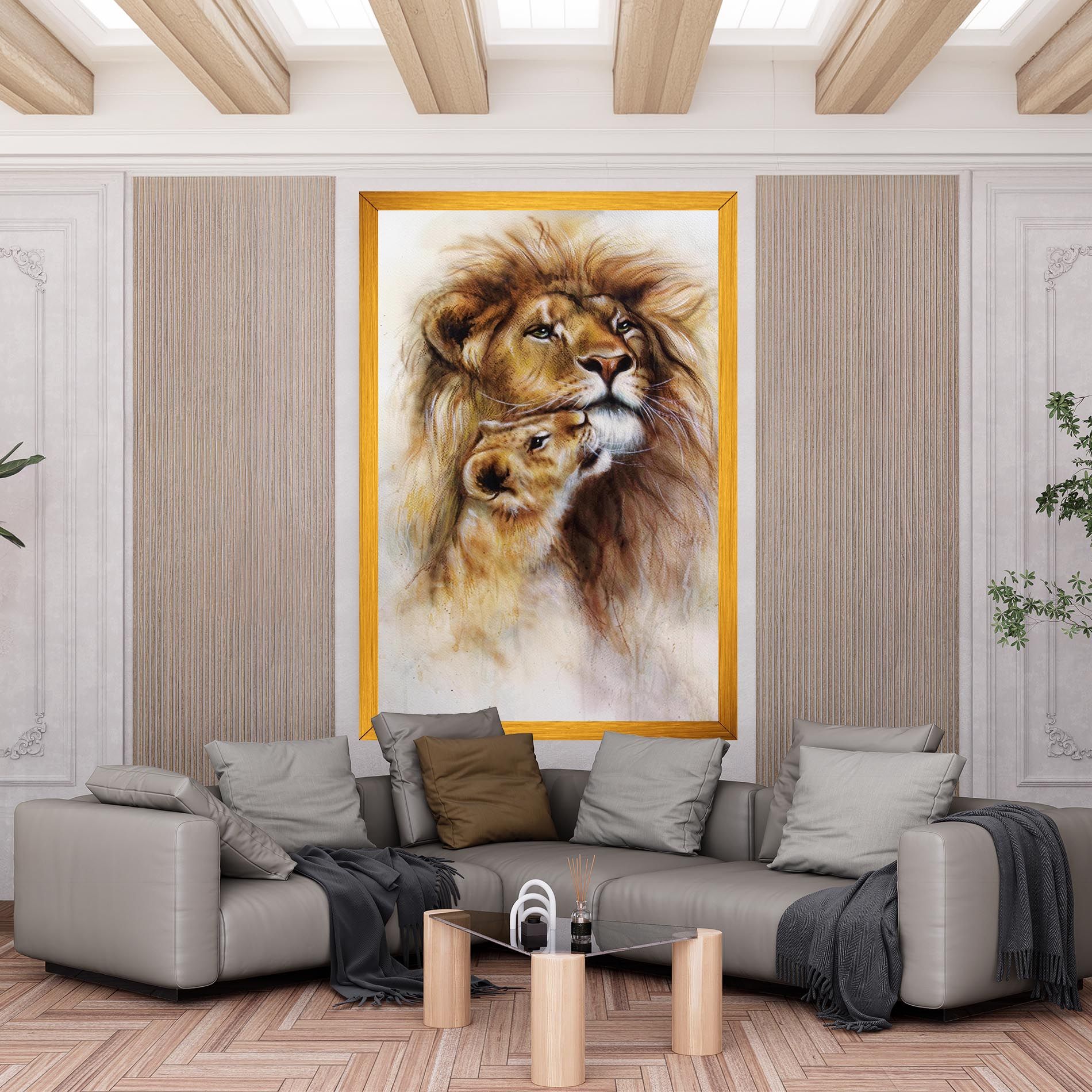 Lion Love mockup 6