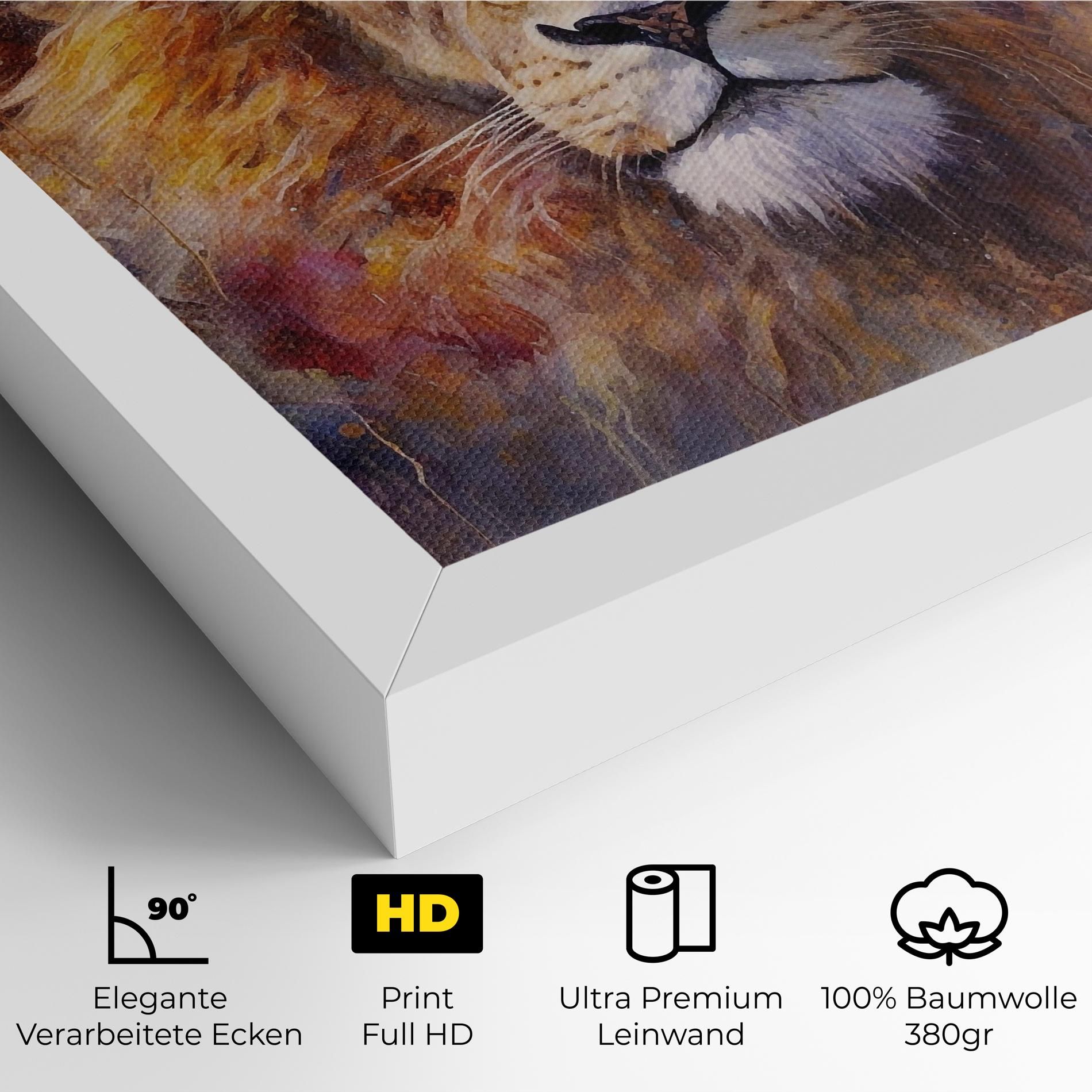 Abstract Lion Head mockup 4
