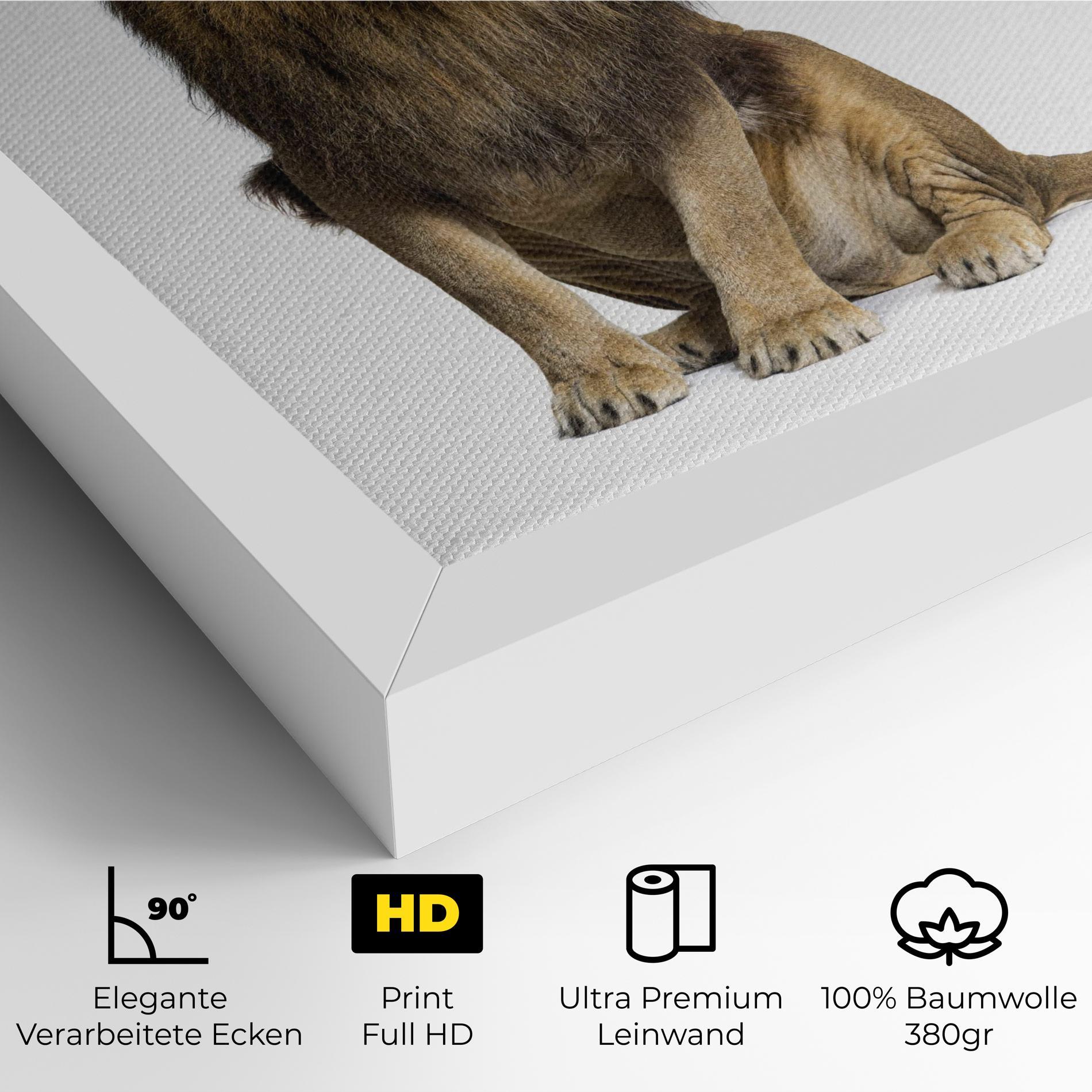 Leinwandbild Big Lion mockup 4