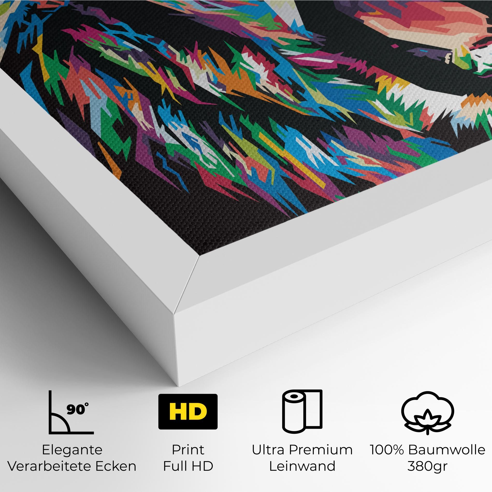 Green Blue Lion mockup 4