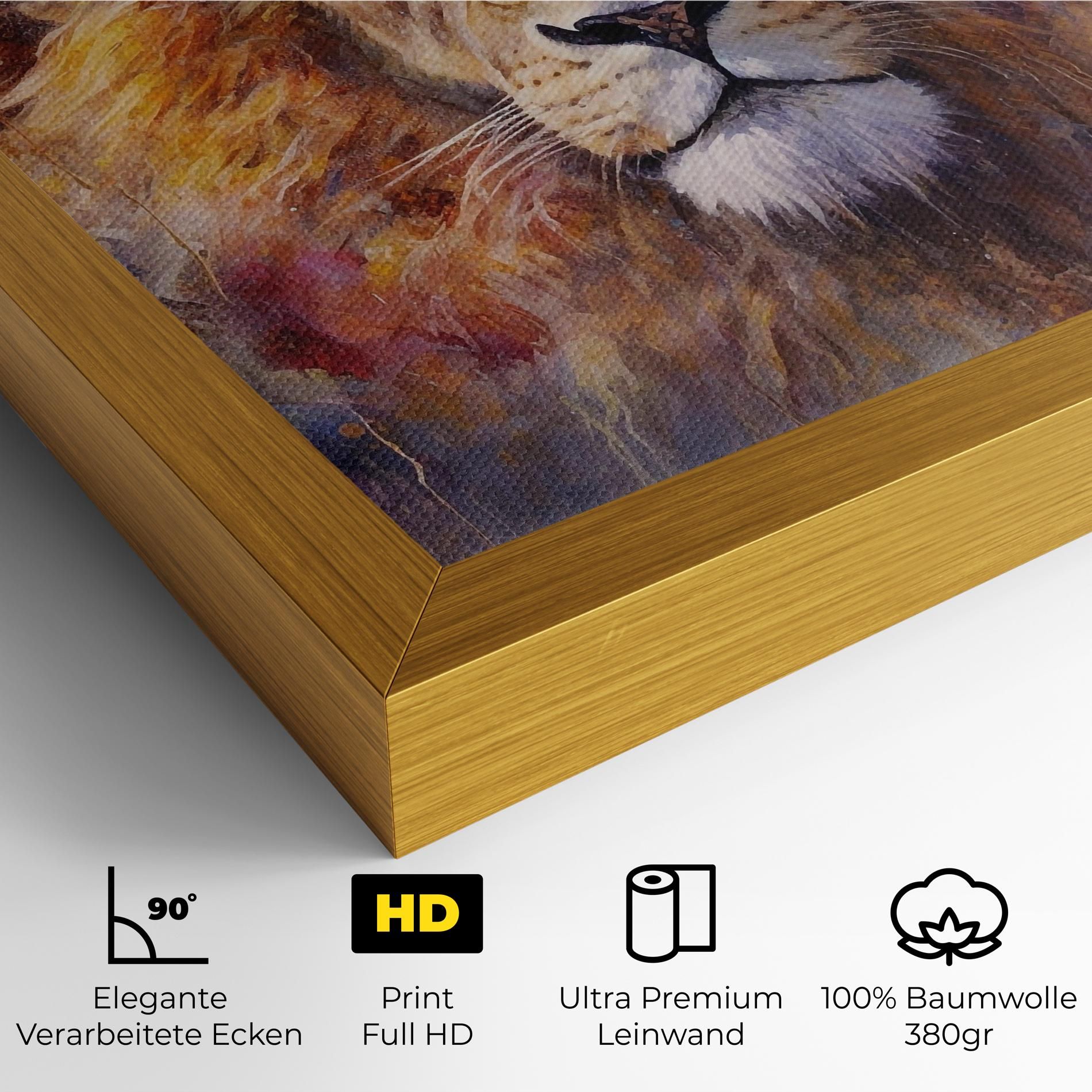 Abstract Lion Head mockup 4