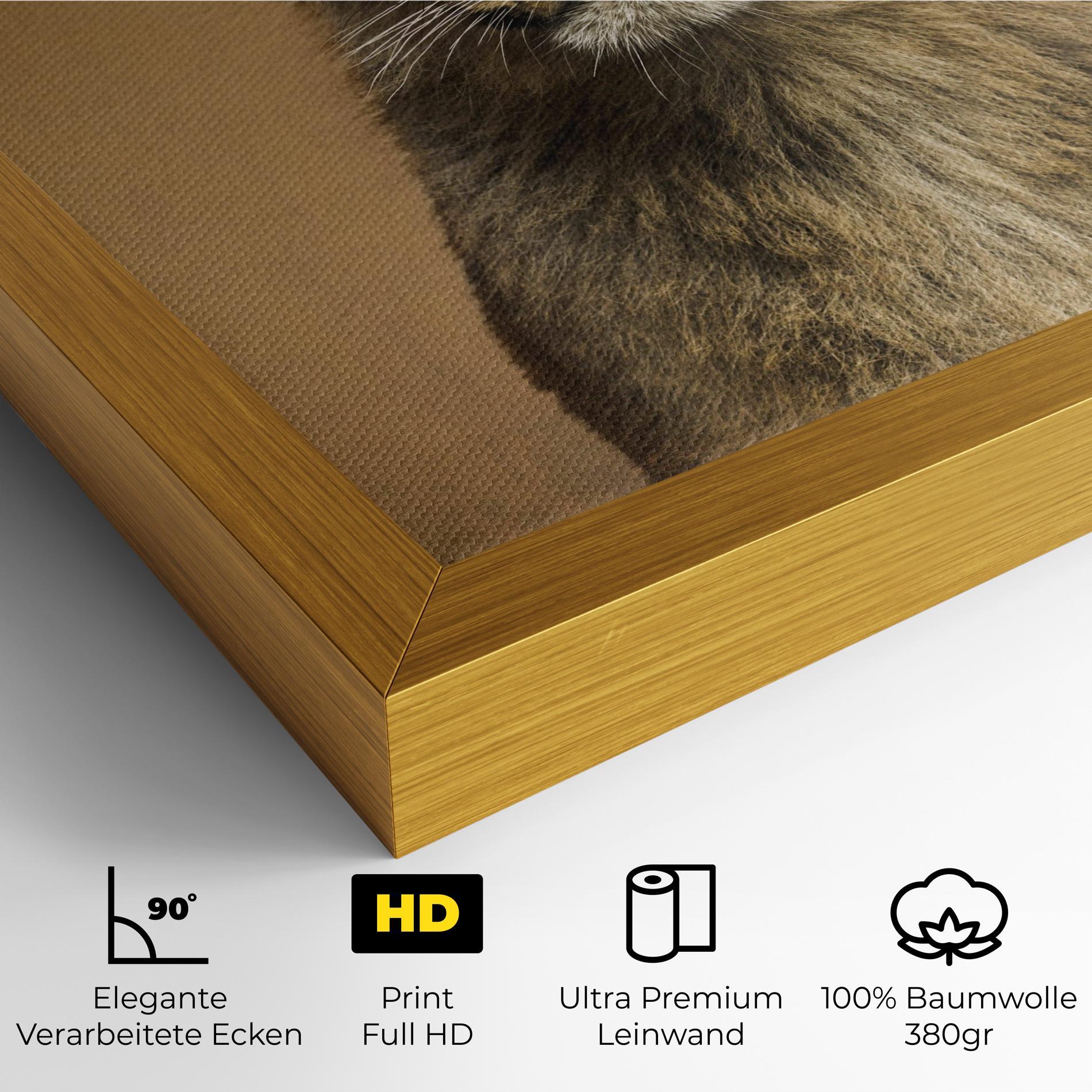 Leinwandbild Baby Lion mockup 4