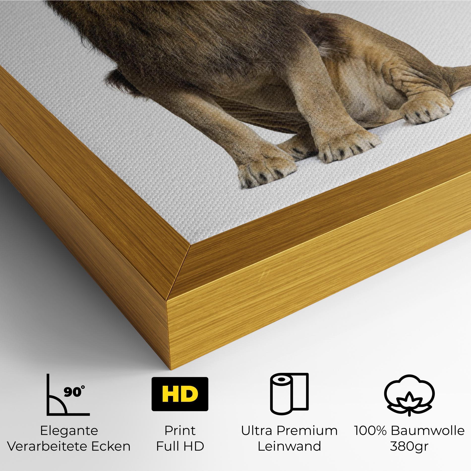 Leinwandbild Big Lion mockup 4