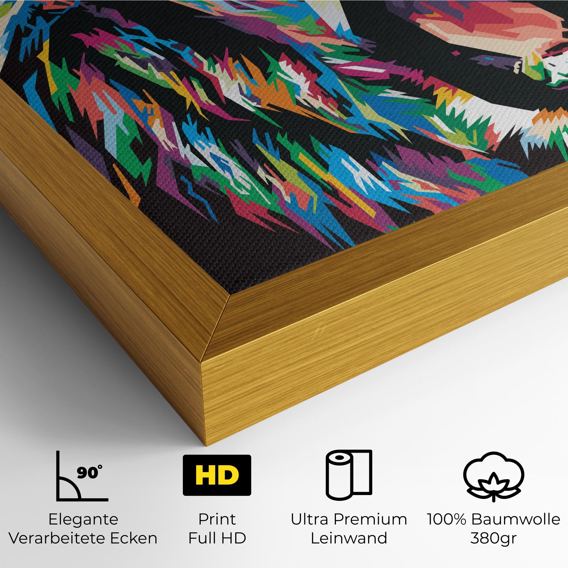 Green Blue Lion mockup 4