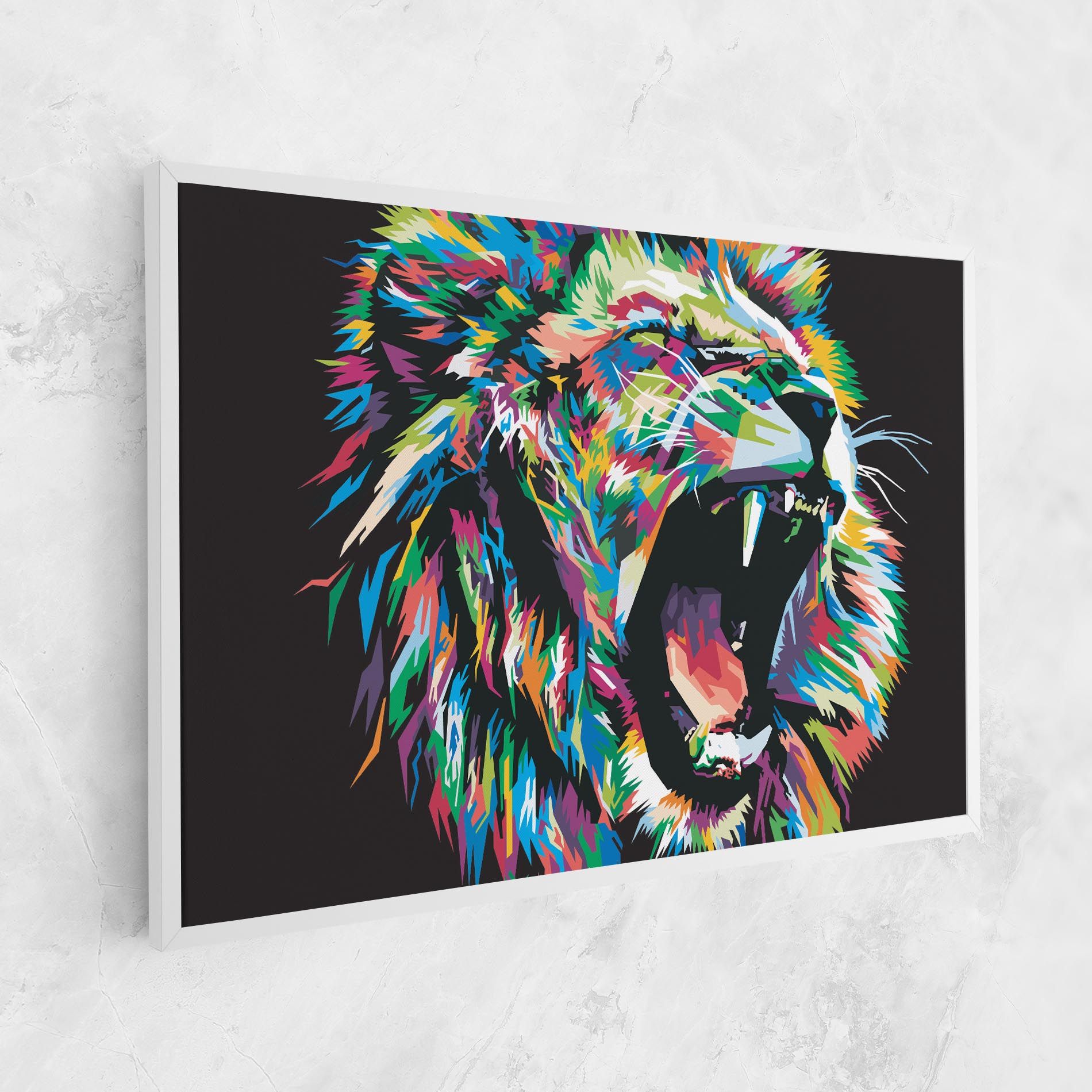 Green Blue Lion mockup 1
