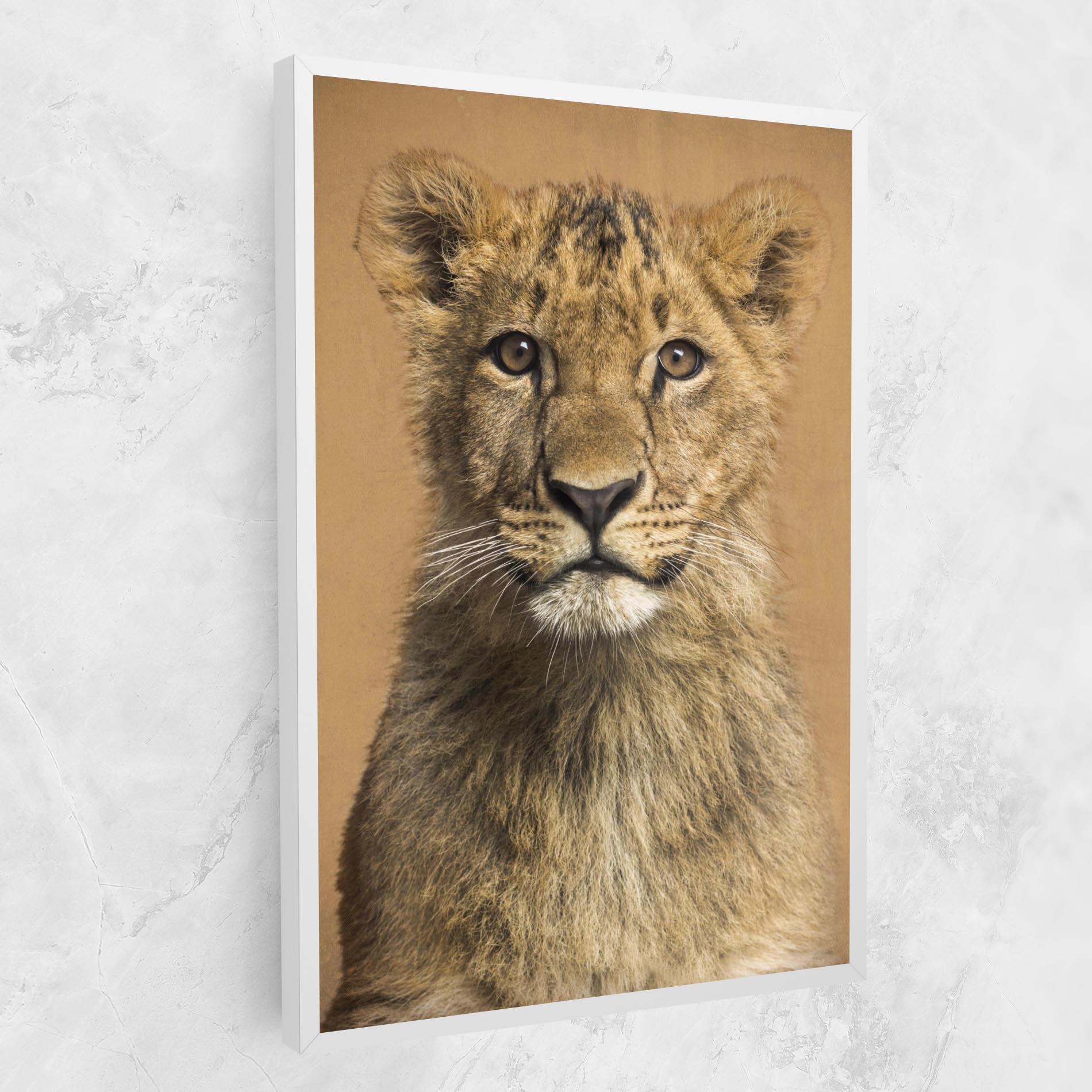 Leinwandbild Baby Lion mockup 1