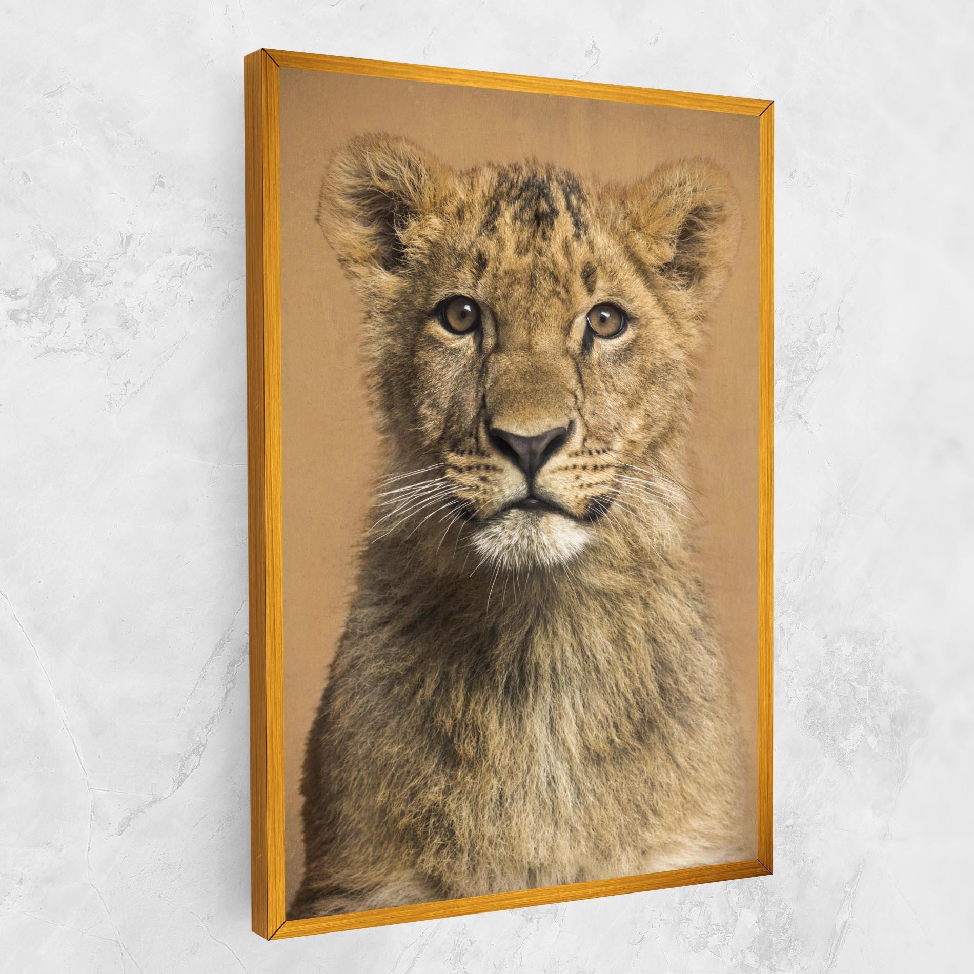 Leinwandbild Baby Lion mockup 1